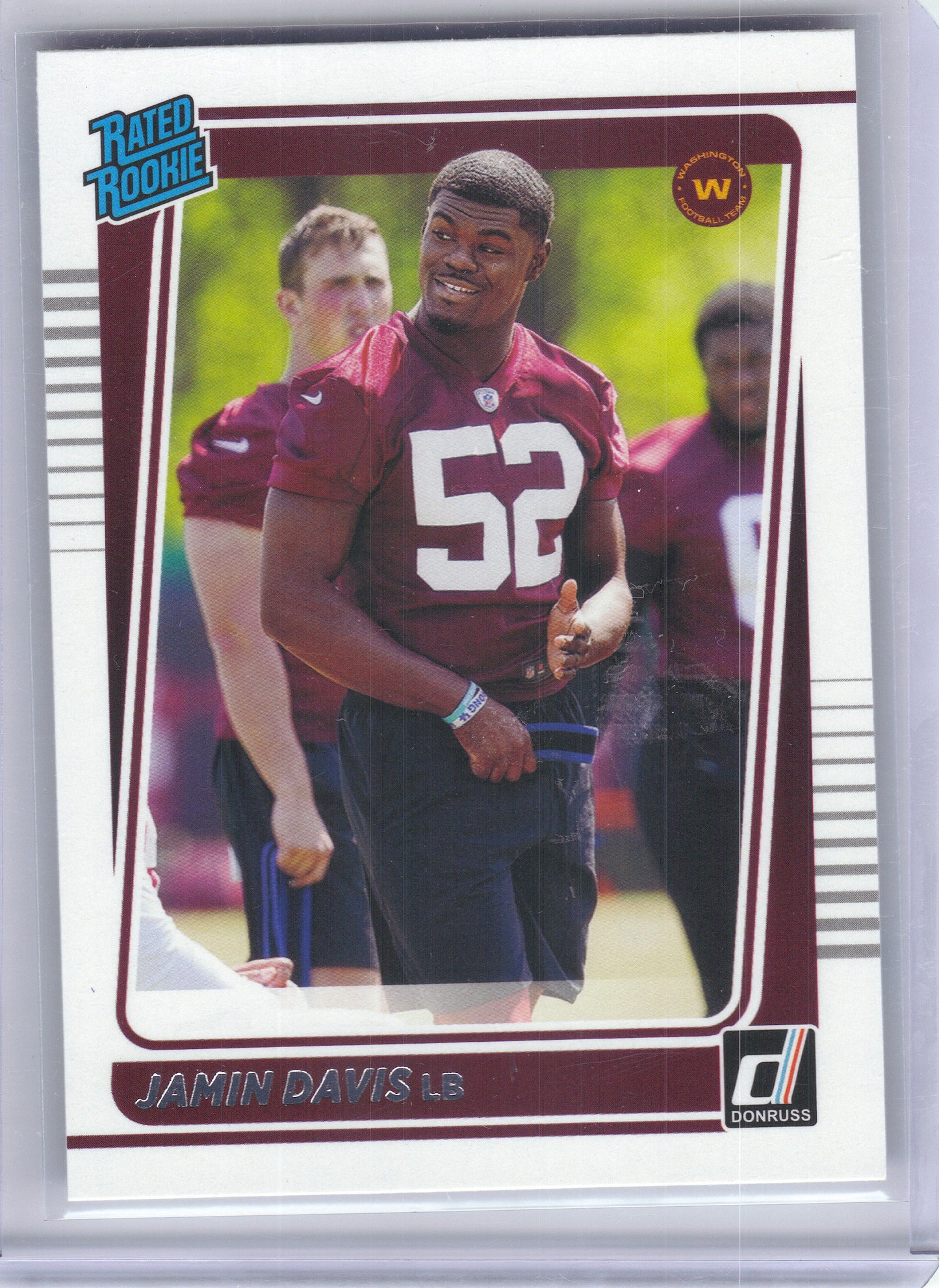 2021 Donruss #337 Jamin Davis Washington Football Team RC