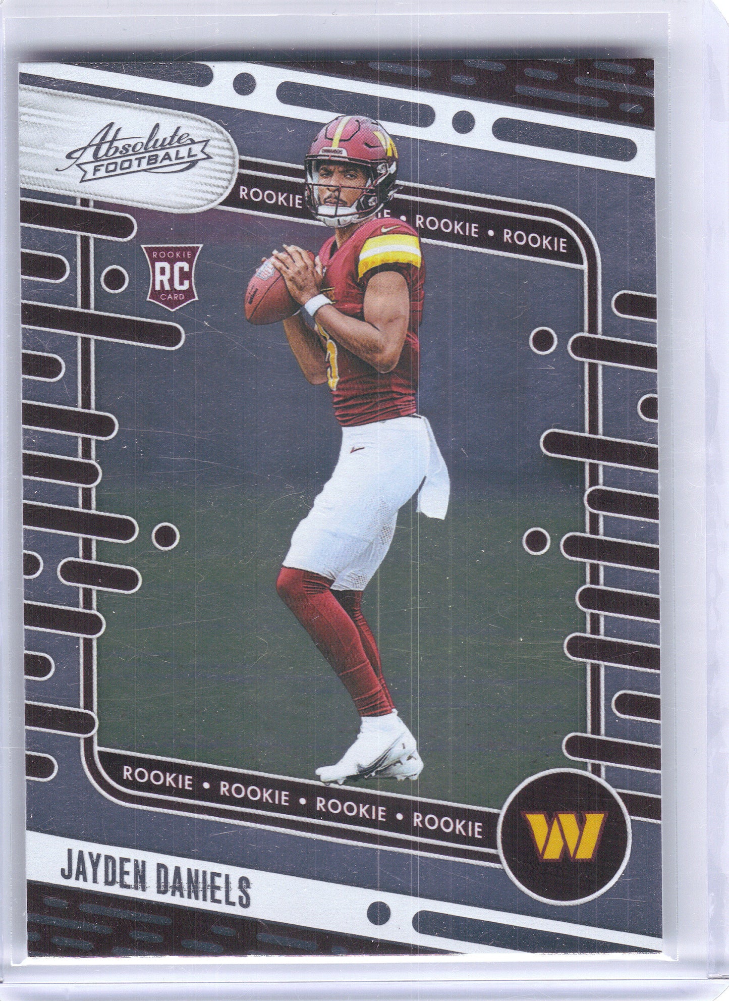 2024 Panini Absolute #102 Jayden Daniels Blue Washington Commanders