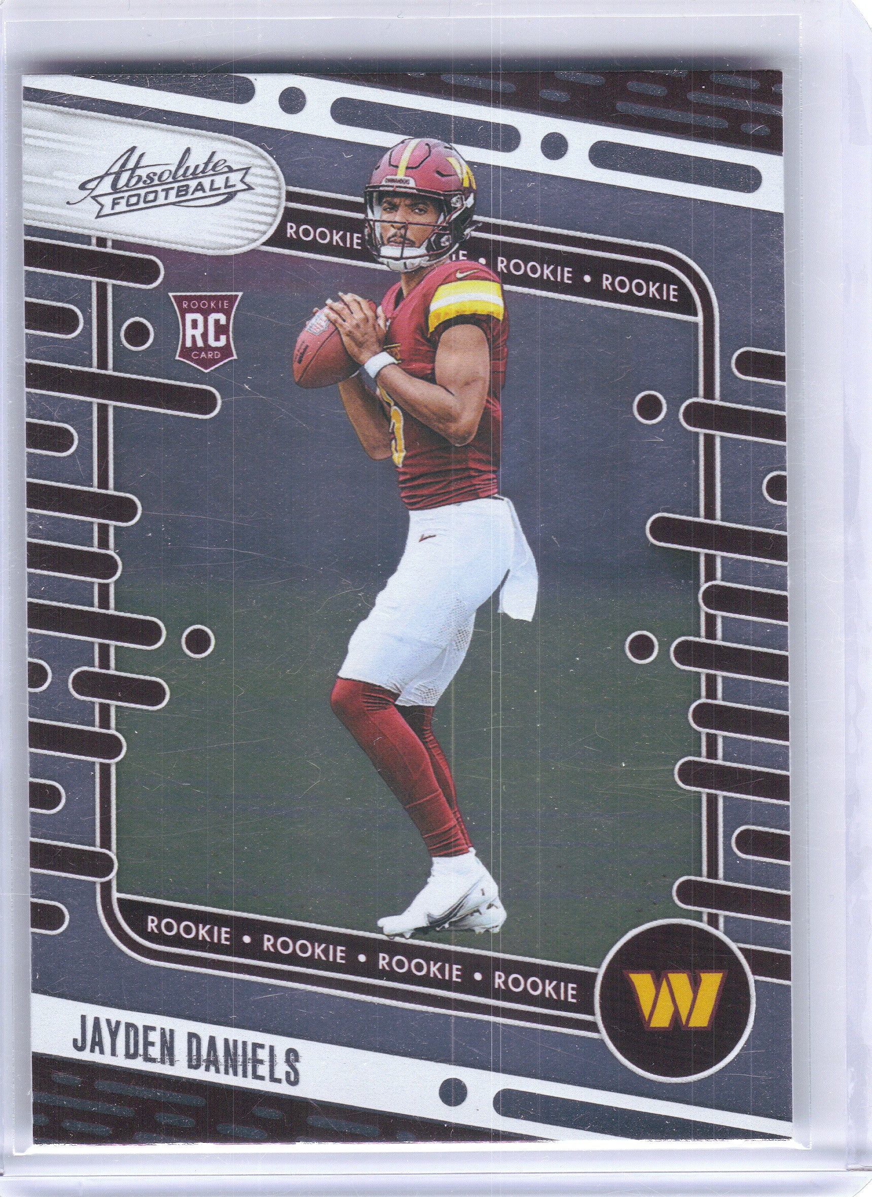 2024 Panini Absolute #102 Jayden Daniels Blue Washington Commanders