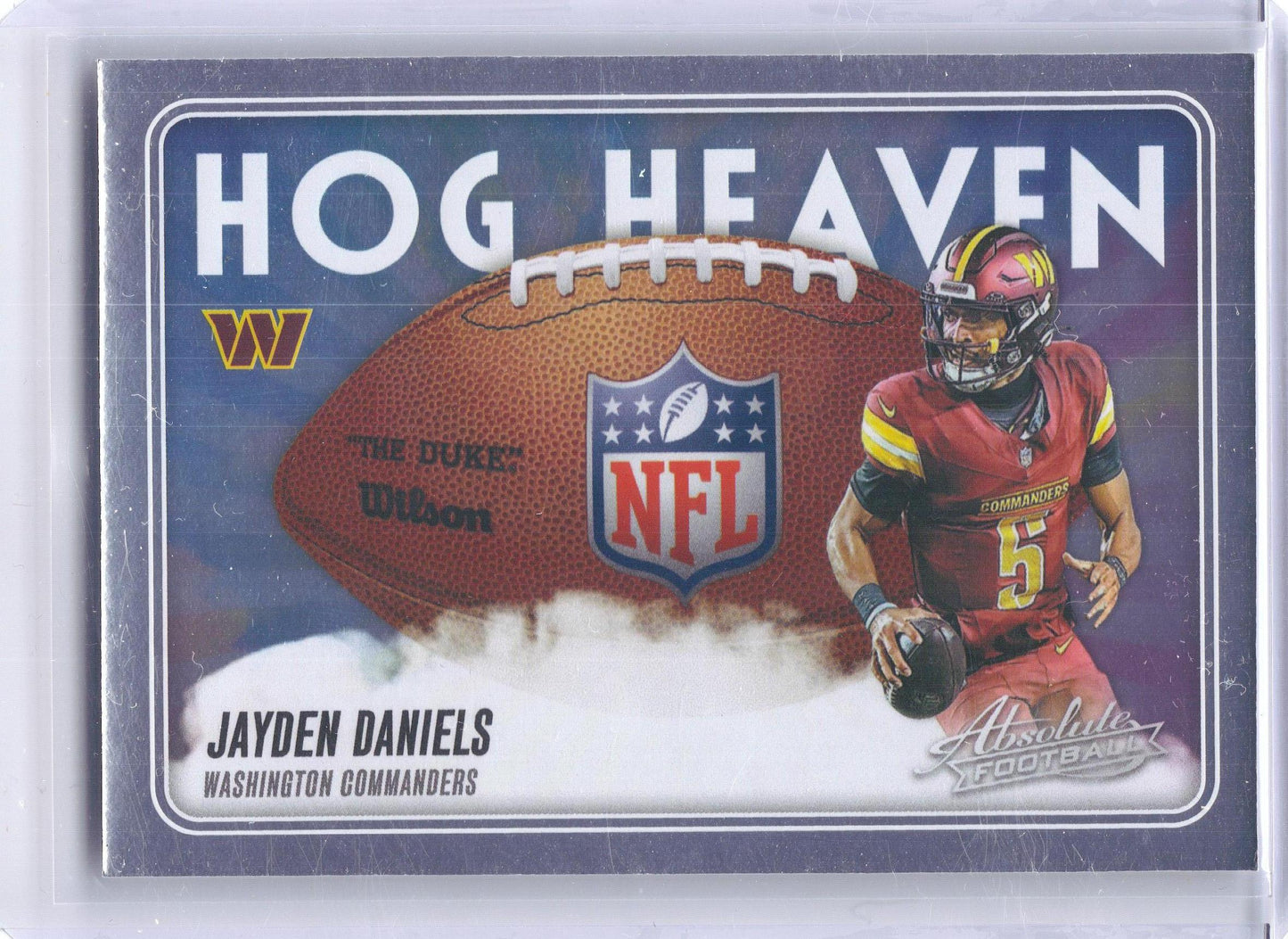 2025 Panini Absolute #HH-JDS Jayden Daniels Hog Heaven Washington Commanders