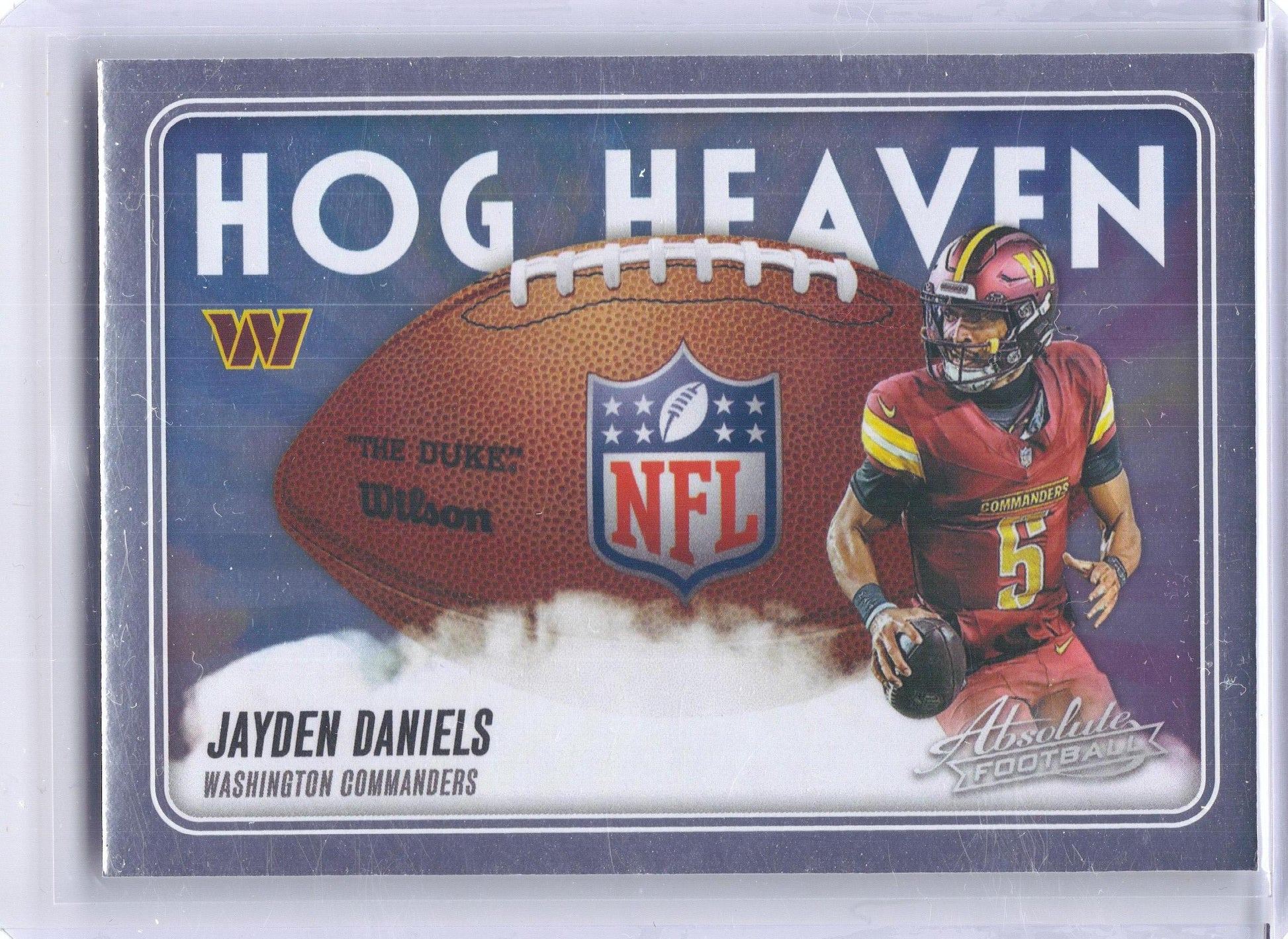 2025 Panini Absolute #HH-JDS Jayden Daniels Hog Heaven Washington Commanders