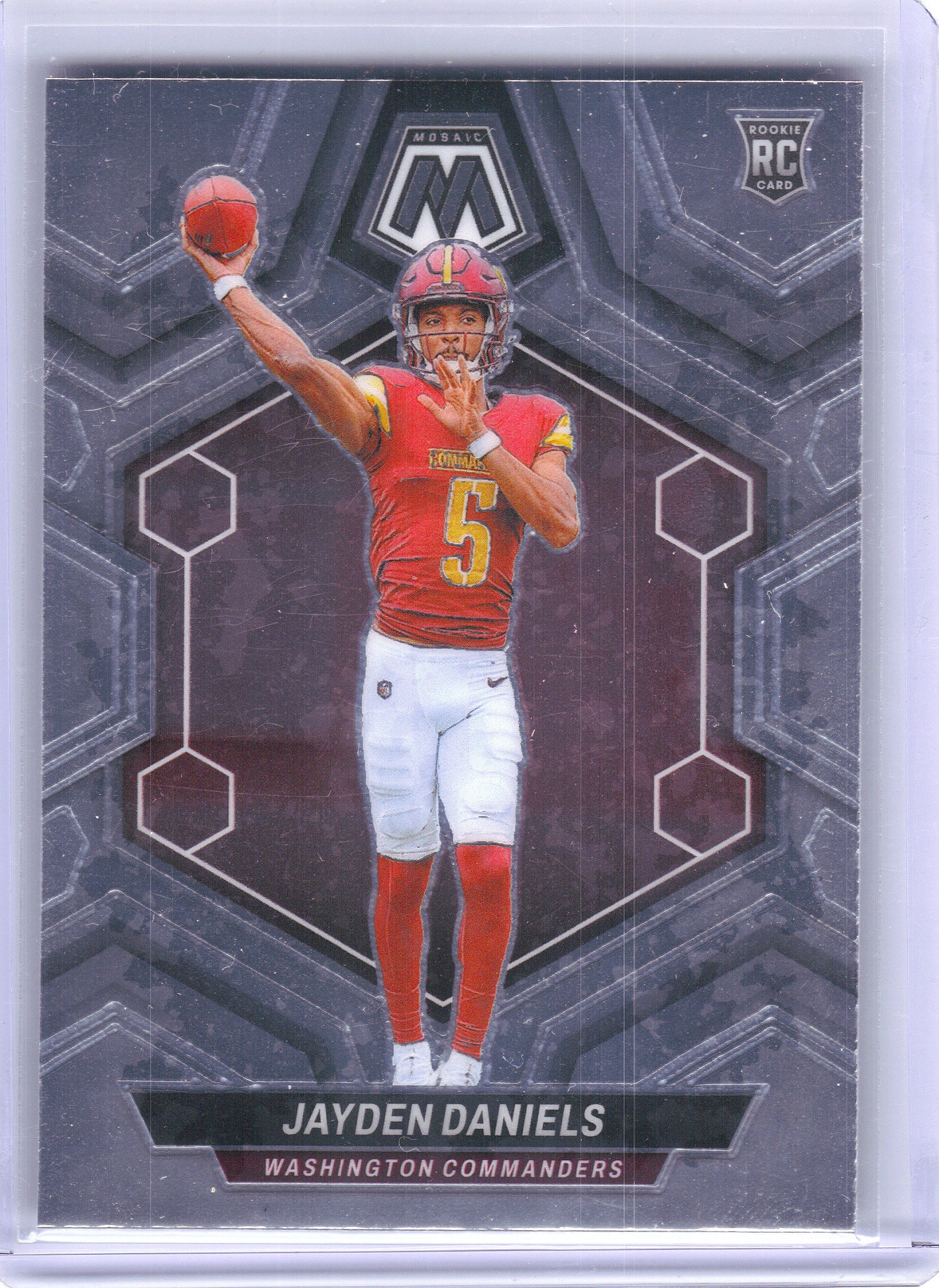 2024 Panini Mosaic #302 Jayden Daniels Washington Commanders RC