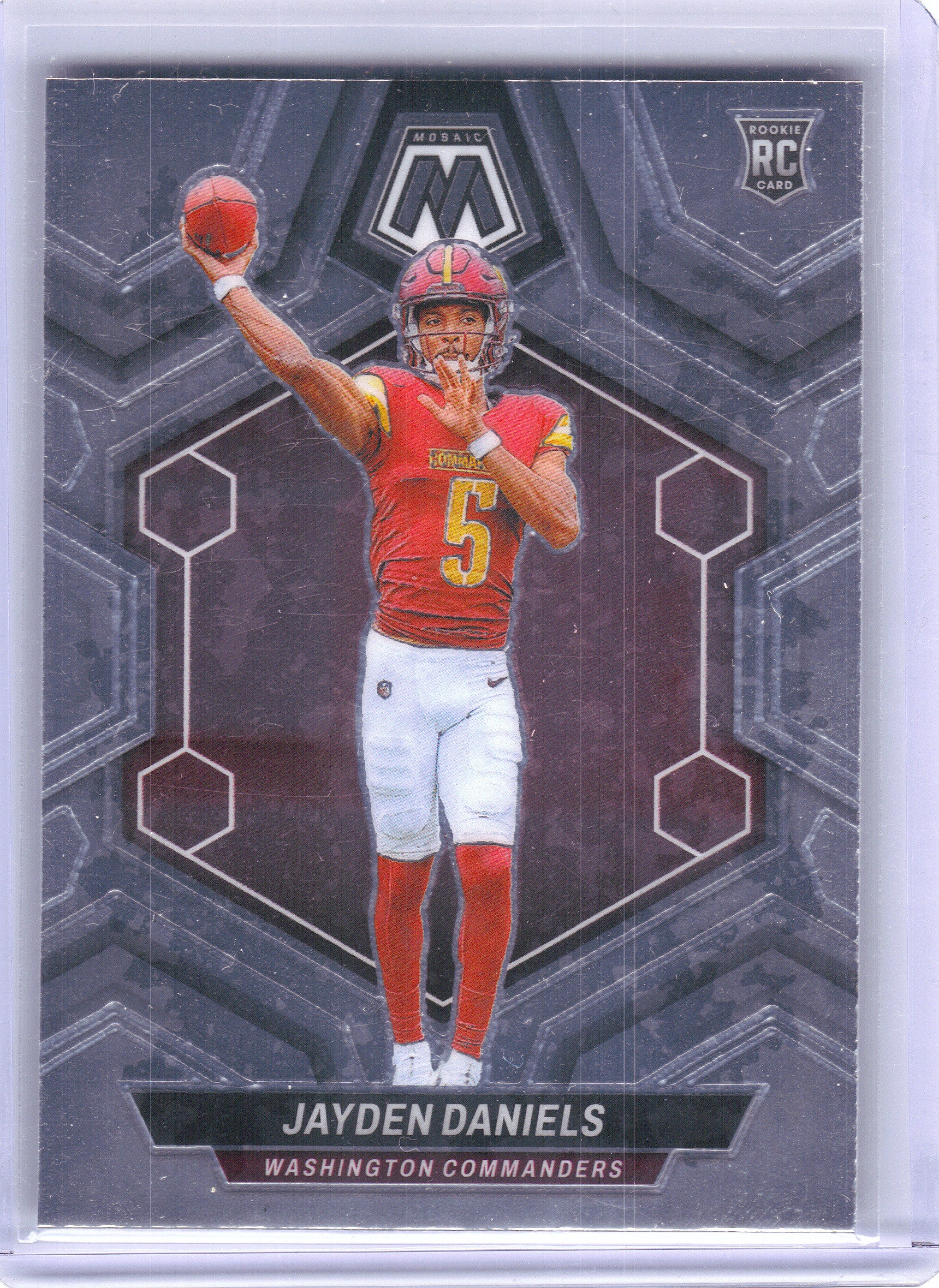 2024 Panini Mosaic #302 Jayden Daniels Washington Commanders RC