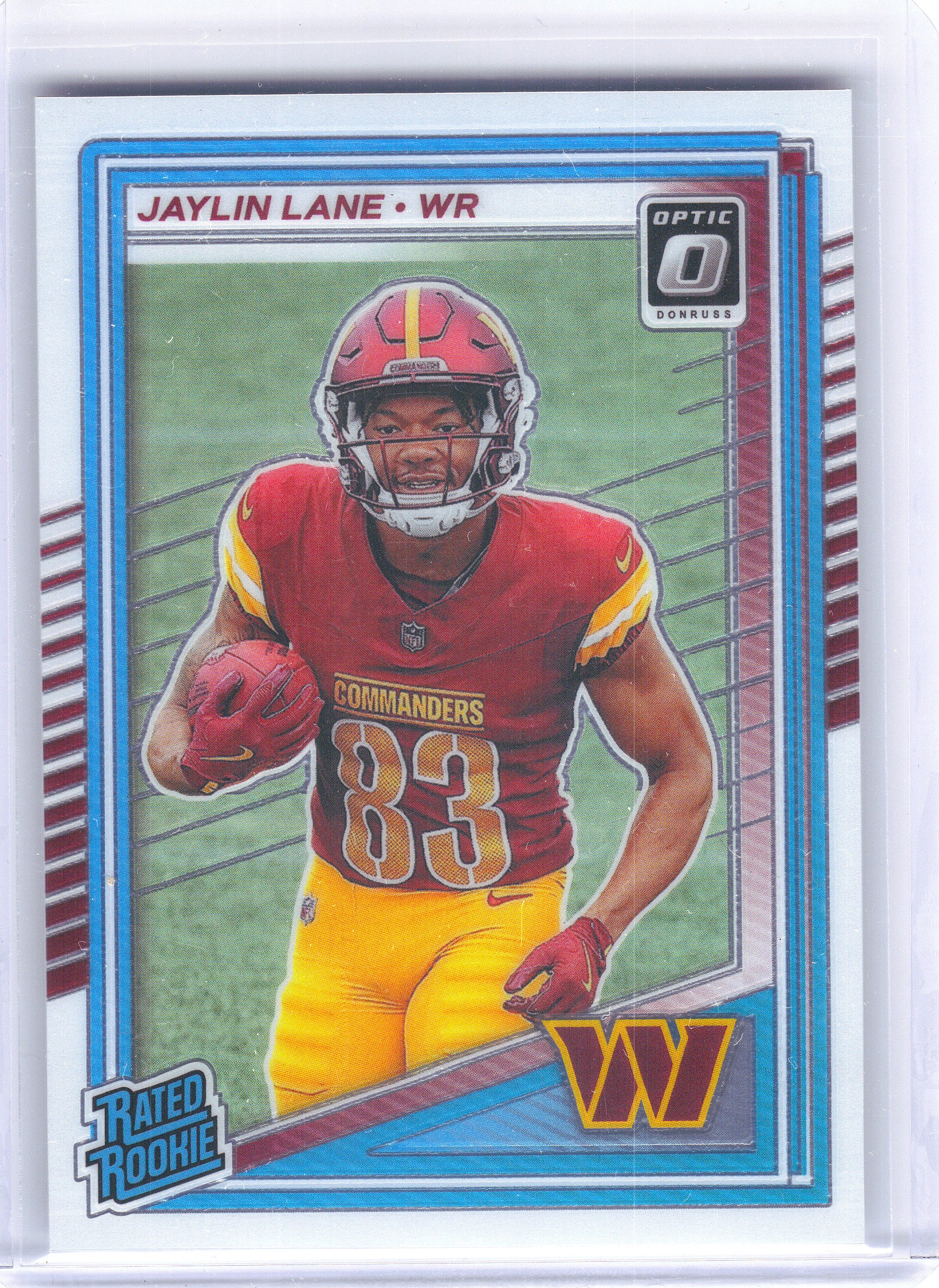 2025 Donruss Optic #249 Jaylin Lane Washington Commanders RC