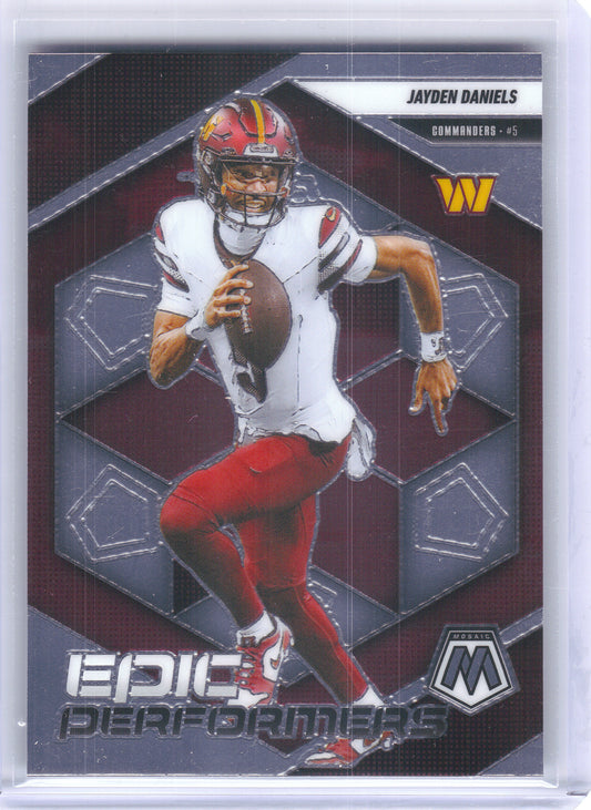 2025 Panini Mosaic #20 Jayden Daniels Epic Performers Washington Commanders