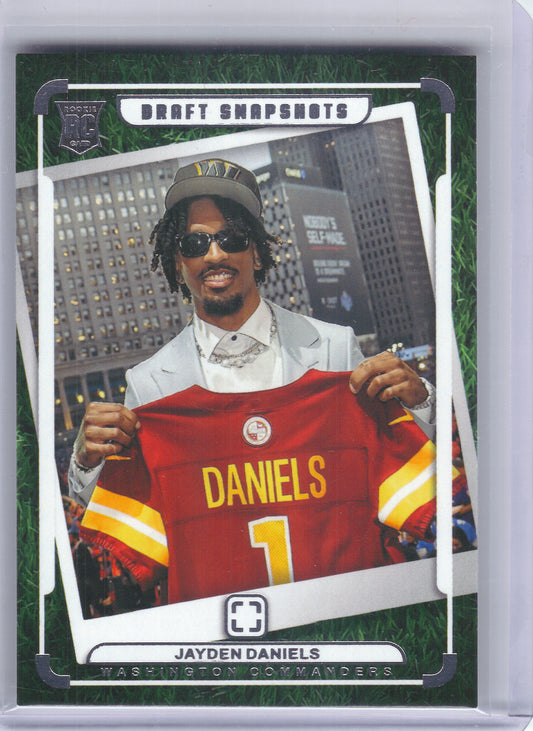 2024 Panini Photogenic #1 Jayden Daniels Draft Snapshots Washington Commanders