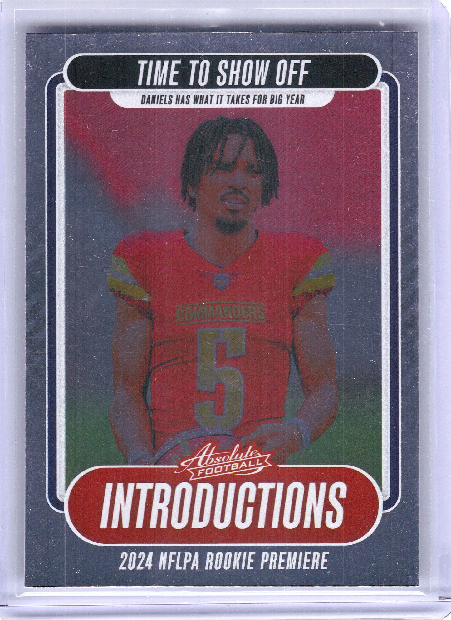 2024 Panini Absolute #I-JDS Jayden Daniels Introductions Washington Commanders