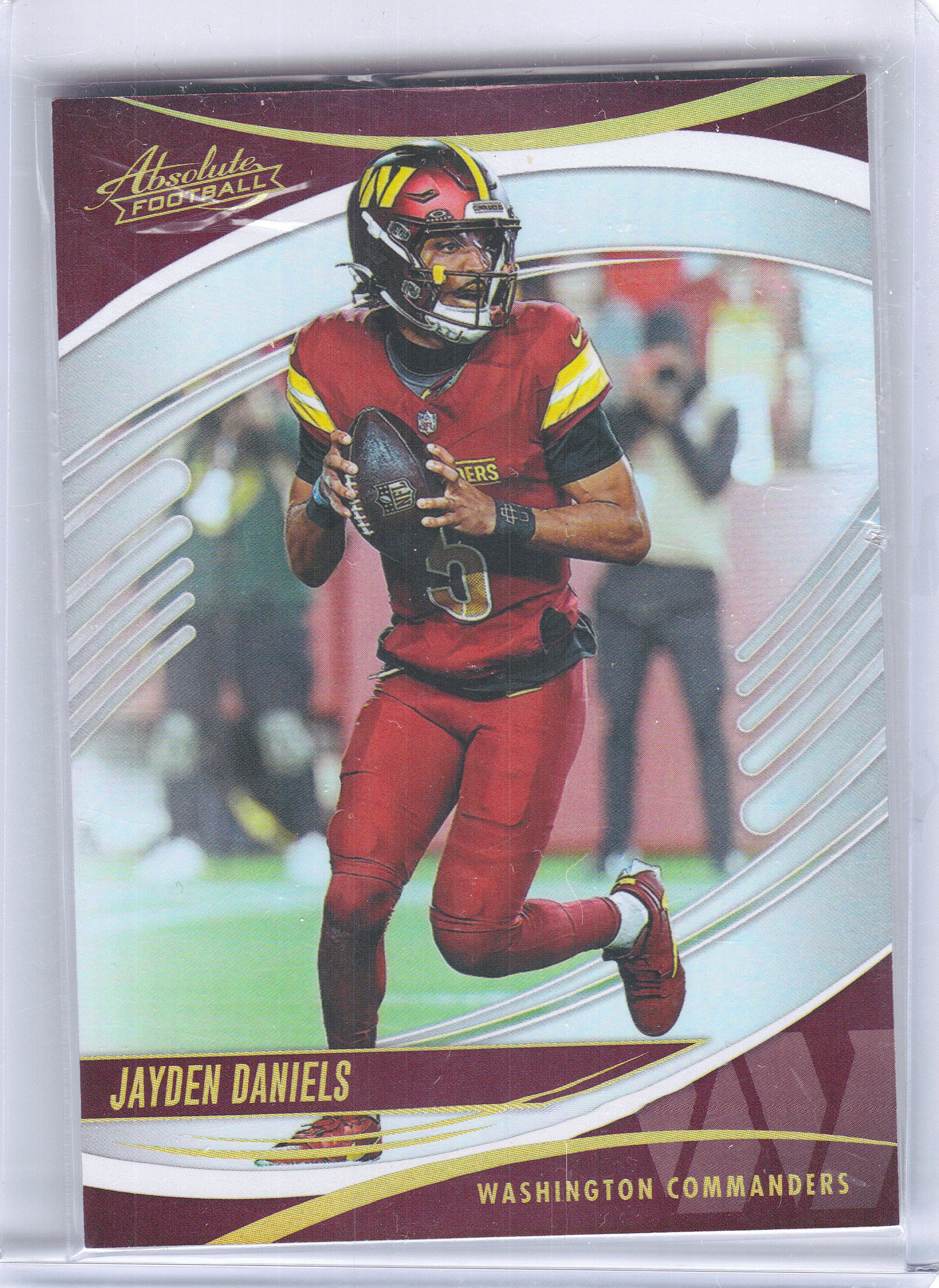 2025 Panini Absolute #44 Jayden Daniels Hobby 55pt Washington Commanders