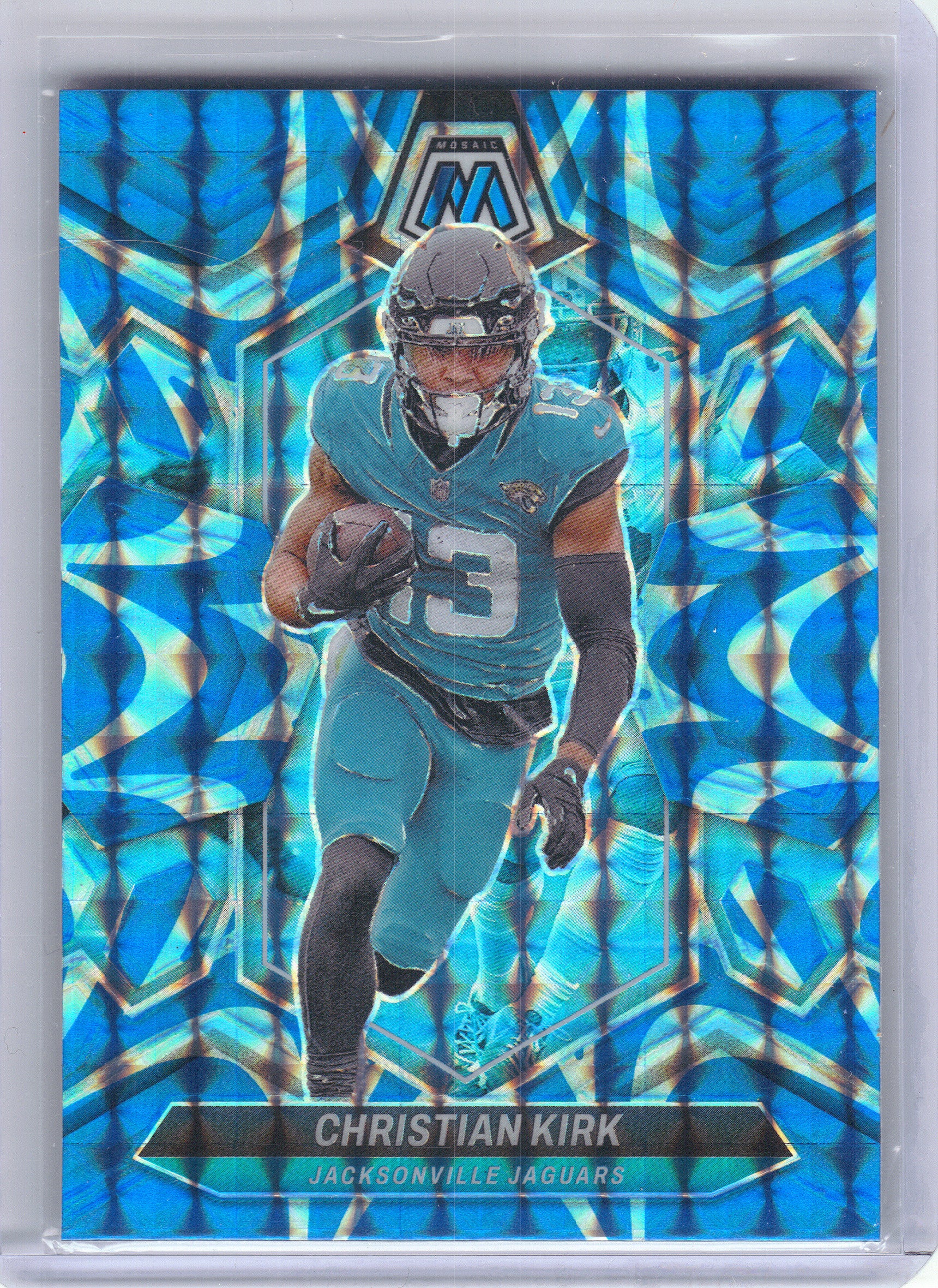 2024 Panini Mosaic #101 Christian Kirk Mosaic Reactive Blue Jacksonville Jaguars