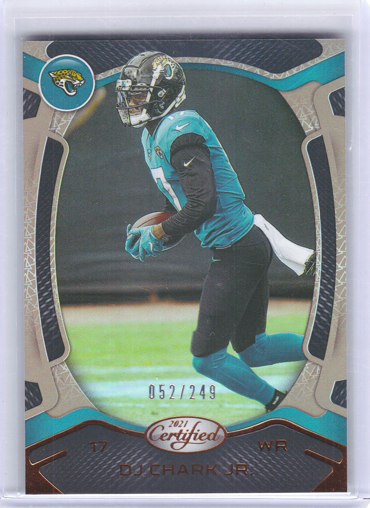 2021 Panini Certified #32 DJ Chark Jr. Mirror Bronze #/249 Jacksonville Jaguars SN