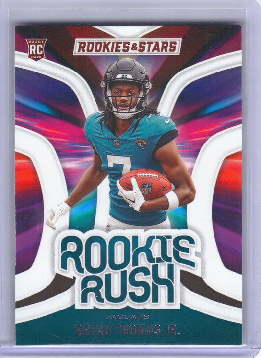 2024 Panini Rookies & Stars #RR-BTJ Brian Thomas Jr. Rookie Rush Jacksonville Jaguars