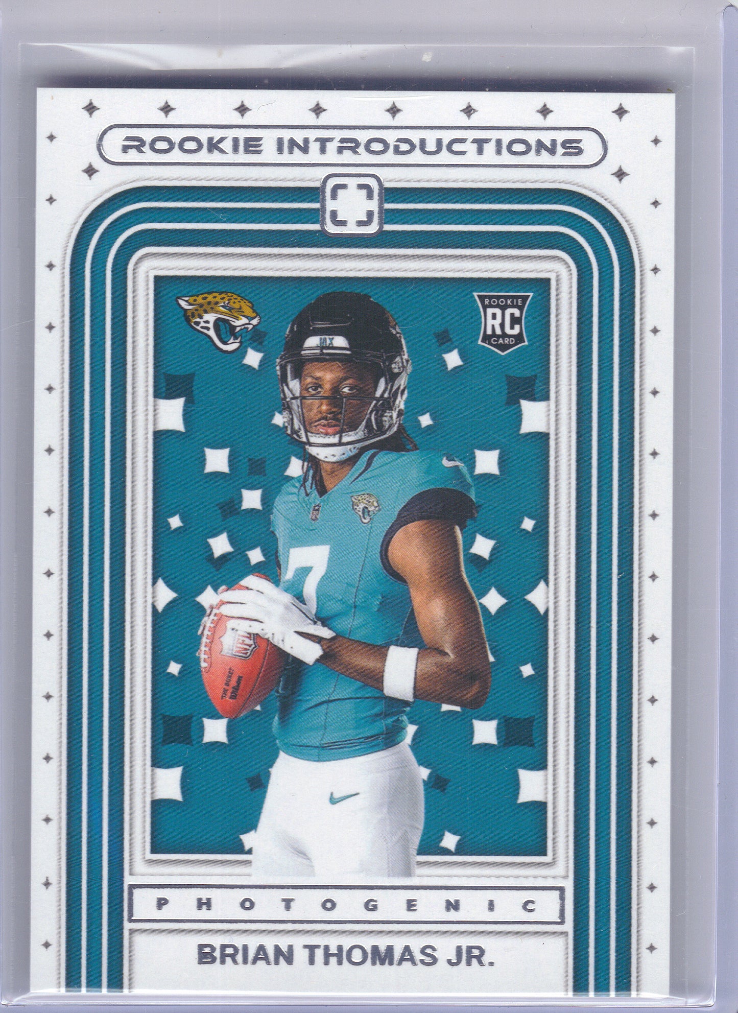 2024 Panini Photogenic #13 Brian Thomas Jr. Rookie Introductions Jacksonville Jaguars