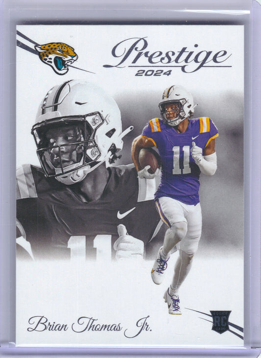 2024 Panini Prestige #321 Brian Thomas Jr. Jacksonville Jaguars RC