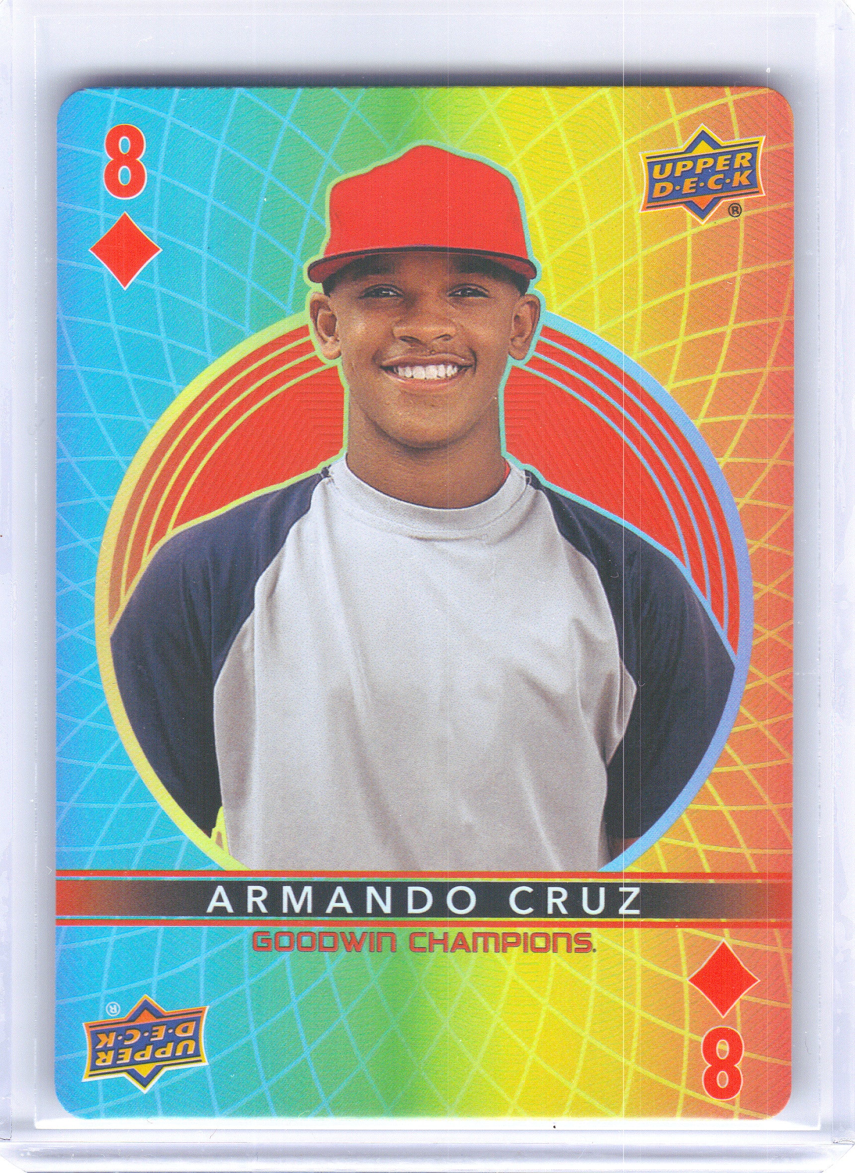 2022 Upper Deck Goodwin Champions #8♦ Armando Cruz Playing Cards