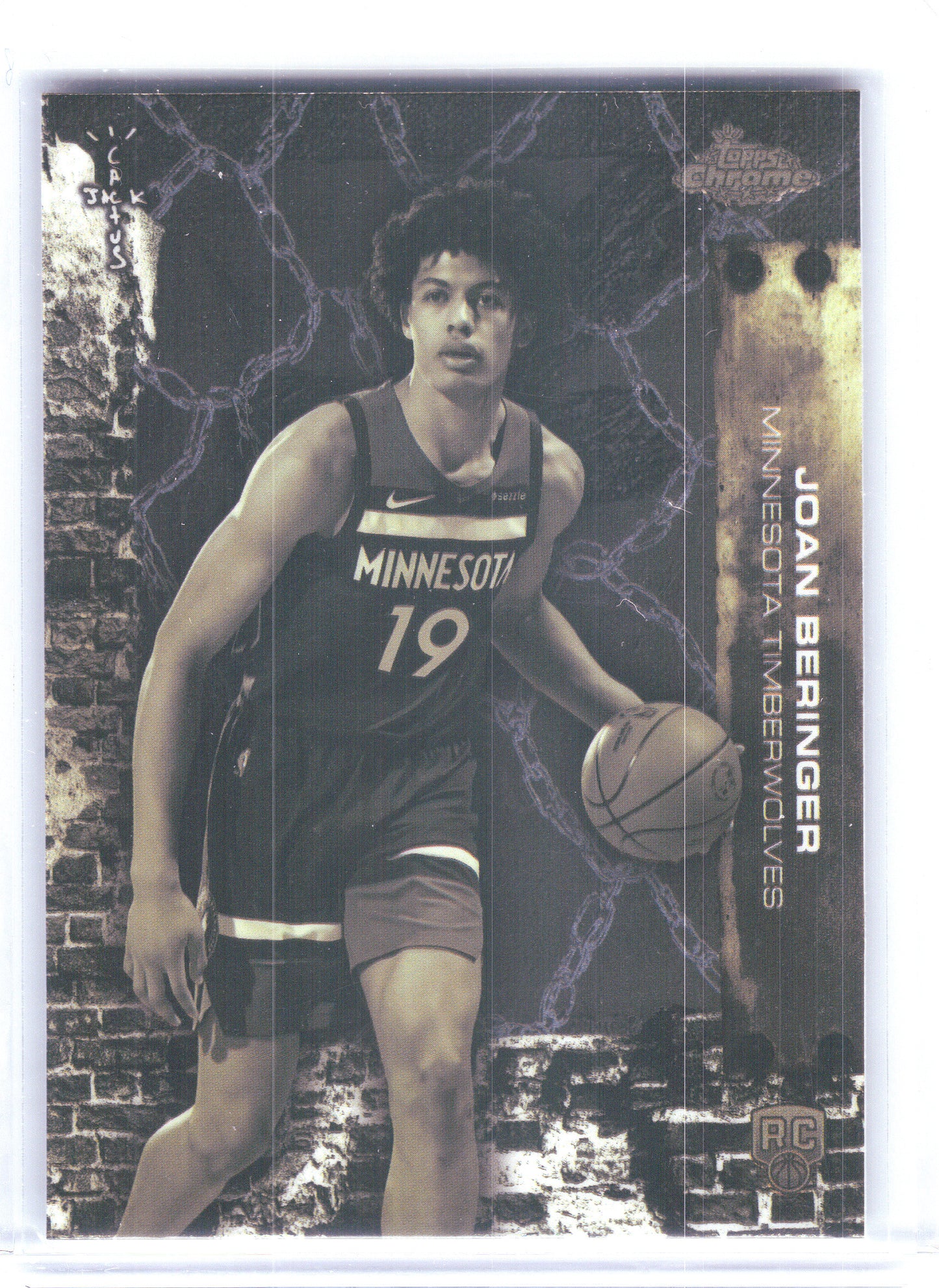 2025-26 Topps Chrome Cactus Jack #77 Joan Beringer Minnesota Timberwolves
