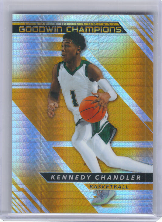 2022 Upper Deck Goodwin Champions #GP-KC Kennedy Chandler Platinum High Series Orange Prism #/499 SN