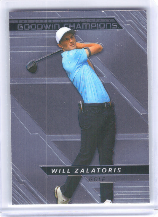 2022 Upper Deck Goodwin Champions #P8 Will Zalatoris Platinum