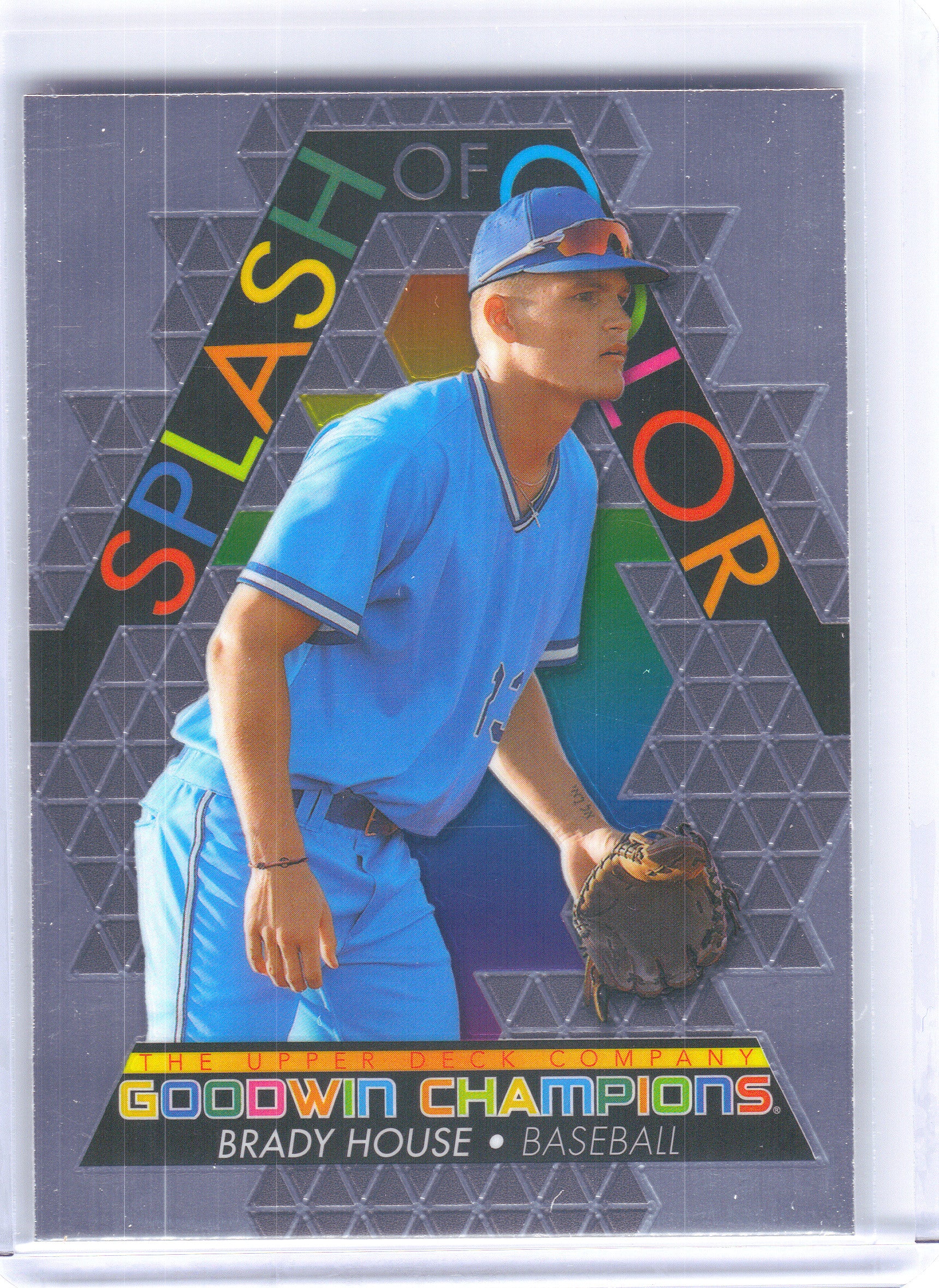 2022 Upper Deck Goodwin Champions #SCP12 Brady House Splash of Color Platinum