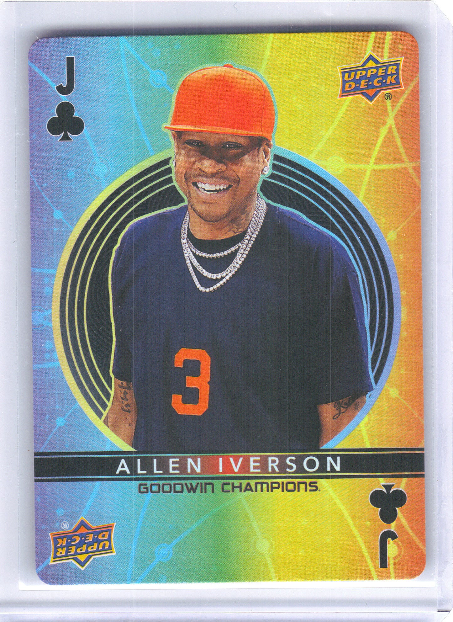 2022 Upper Deck Goodwin Champions #J♣ Allen Iverson Playing Cards
