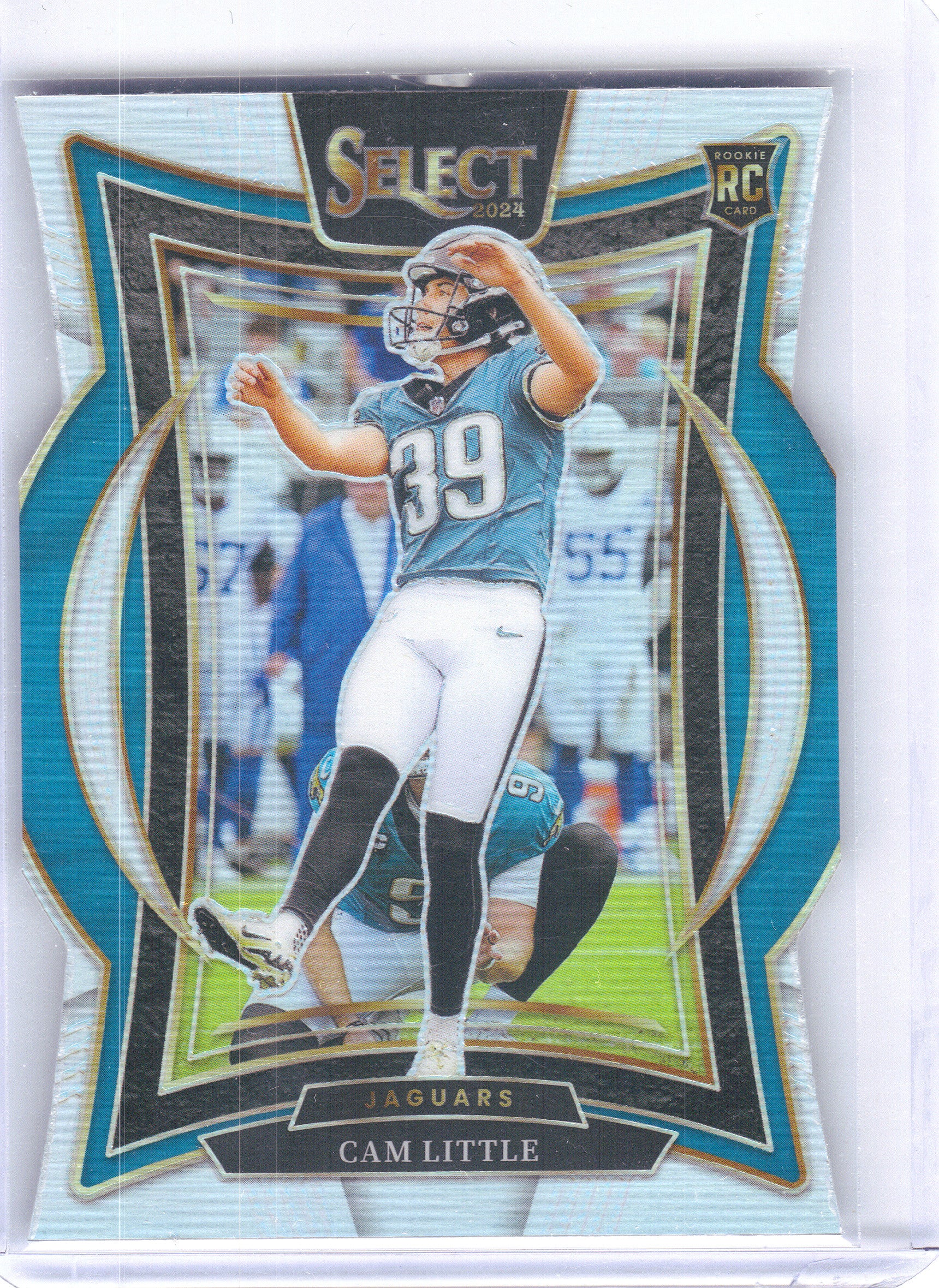 2024 Panini Select #49 Cam Little Silver Prizm Die Cut Jacksonville Jaguars RC