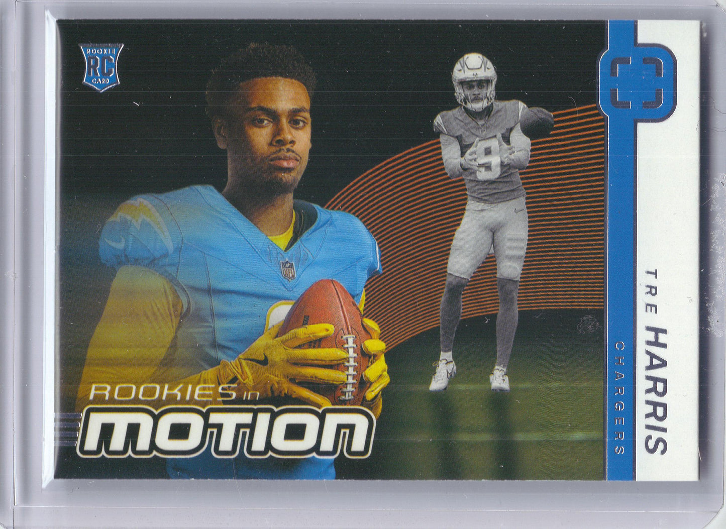 2025 Panini Photogenic #19 Tre Harris Rookies In Motion Los Angeles Chargers
