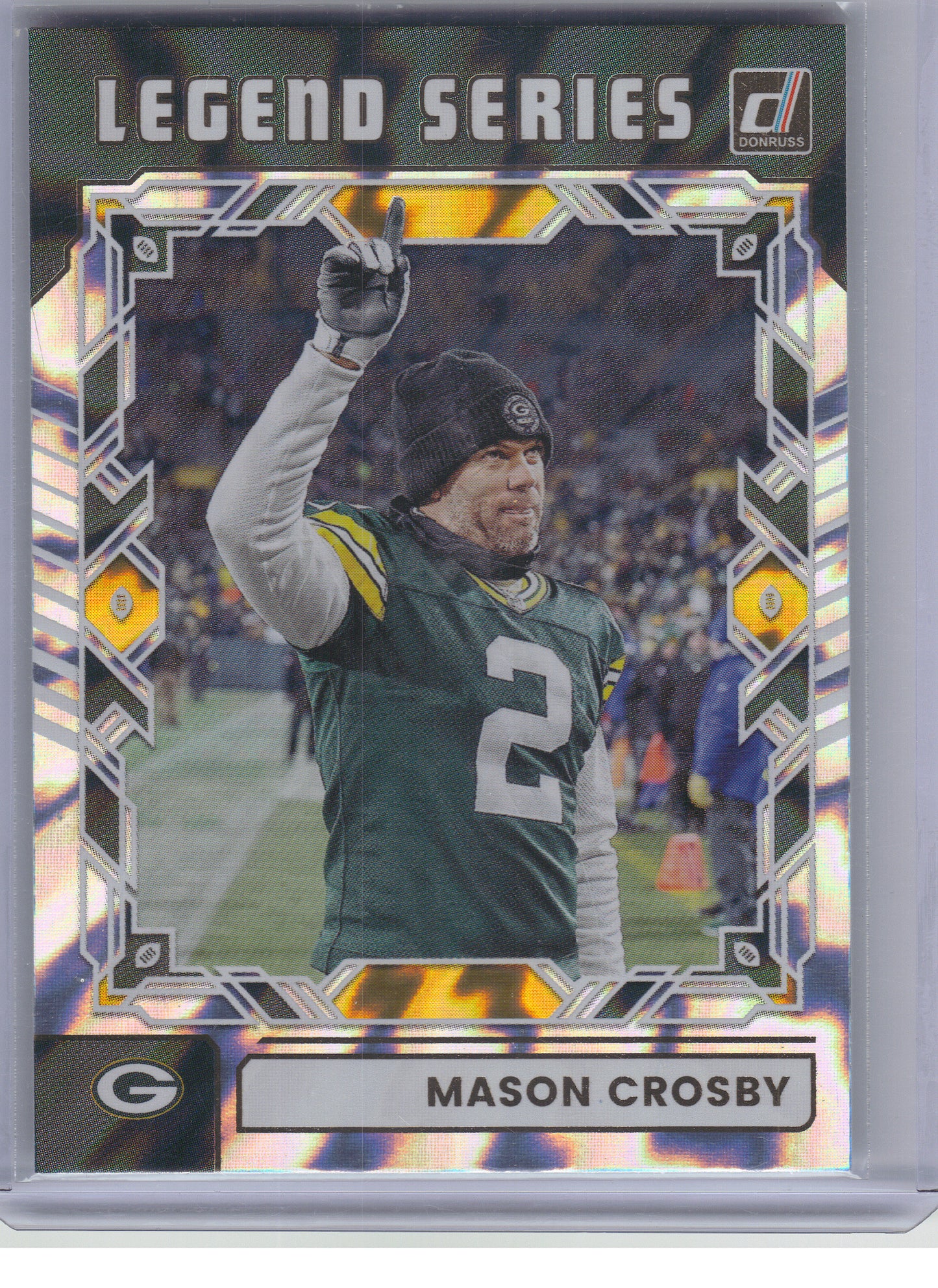 2025 Donruss #TLS-MCR Mason Crosby The Legend Series Green Bay Packers