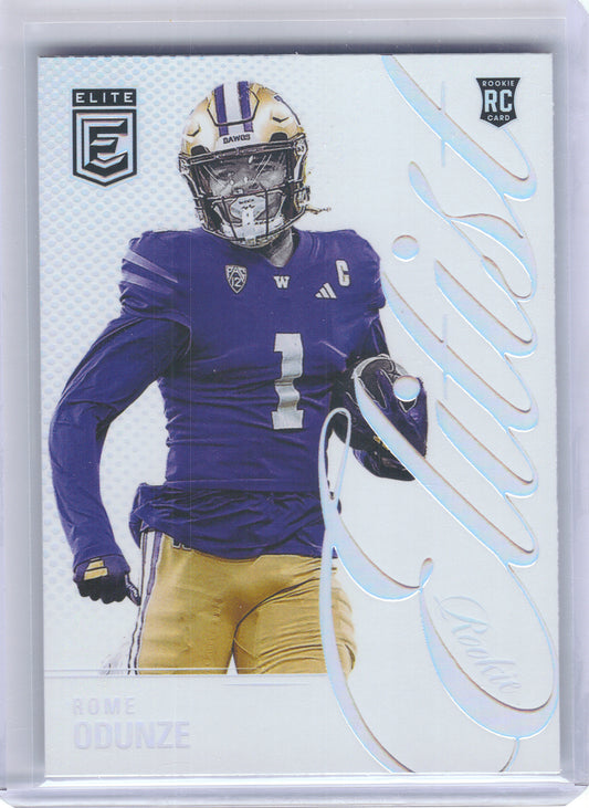 2024 Donruss Elite #11 Rome Odunze Rookie Elitist Chicago Bears