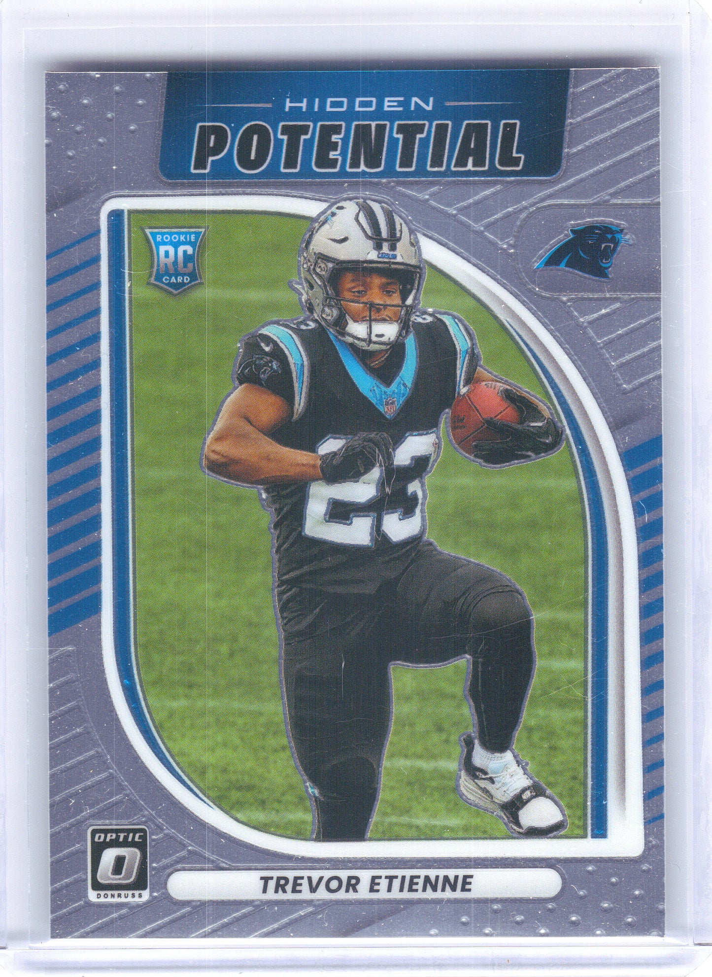 2025 Donruss Optic #11 Trevor Etienne Hidden Potential Carolina Panthers