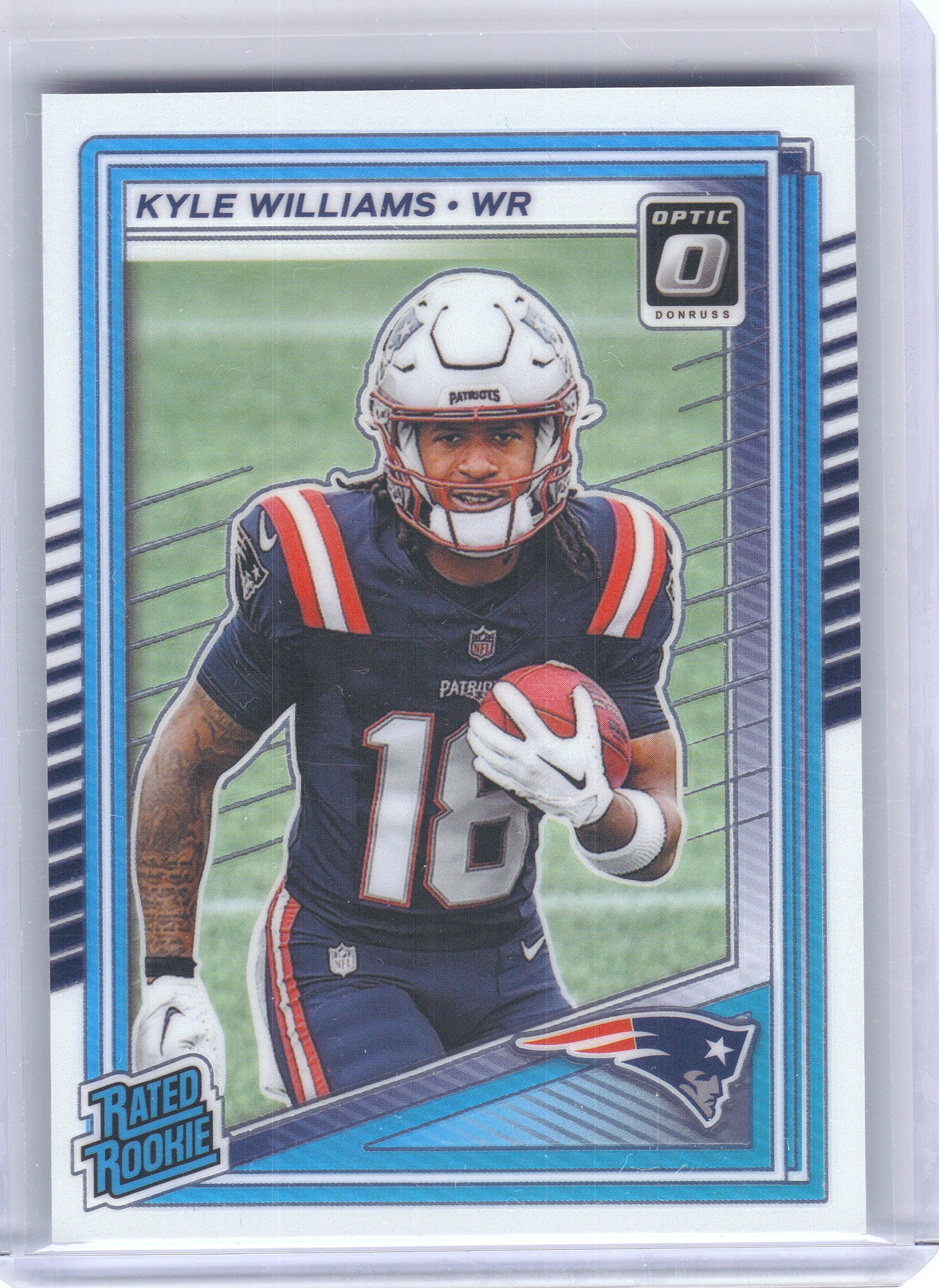 2025 Donruss Optic #245 Kyle Williams New England Patriots RC