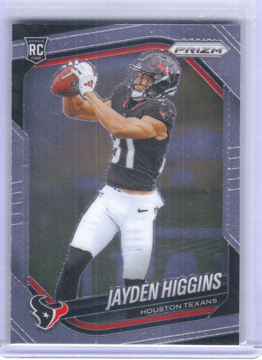 2025 Panini Prizm #376 Jayden Higgins Houston Texans RC
