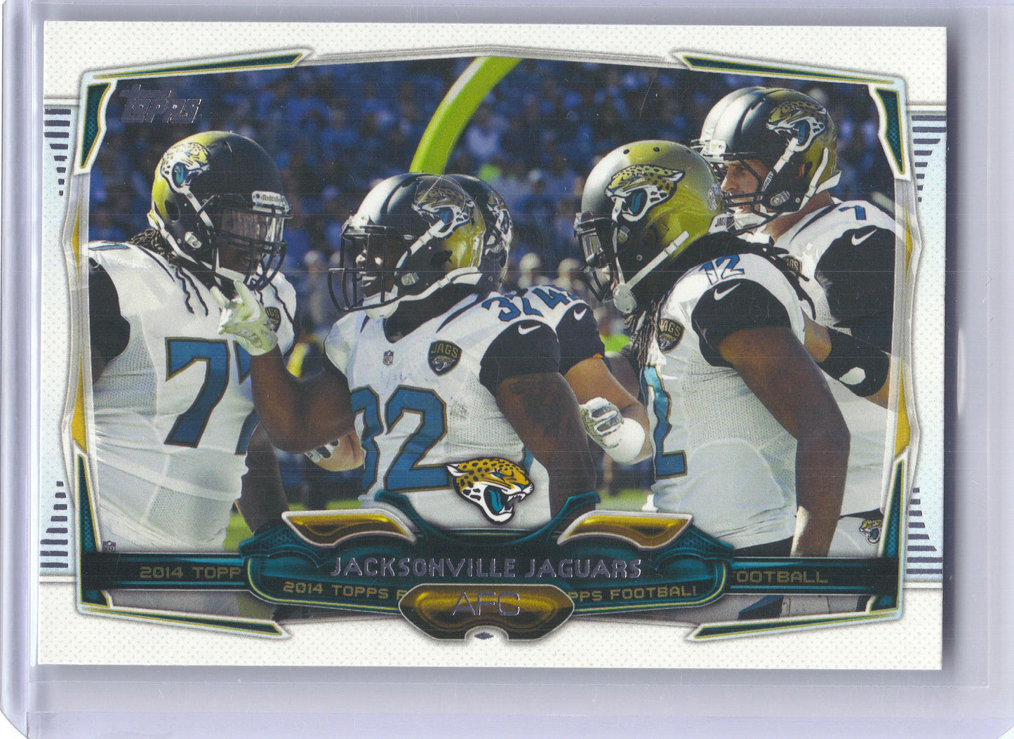 2014 Topps #299 Jacksonville Jaguars Jacksonville Jaguars