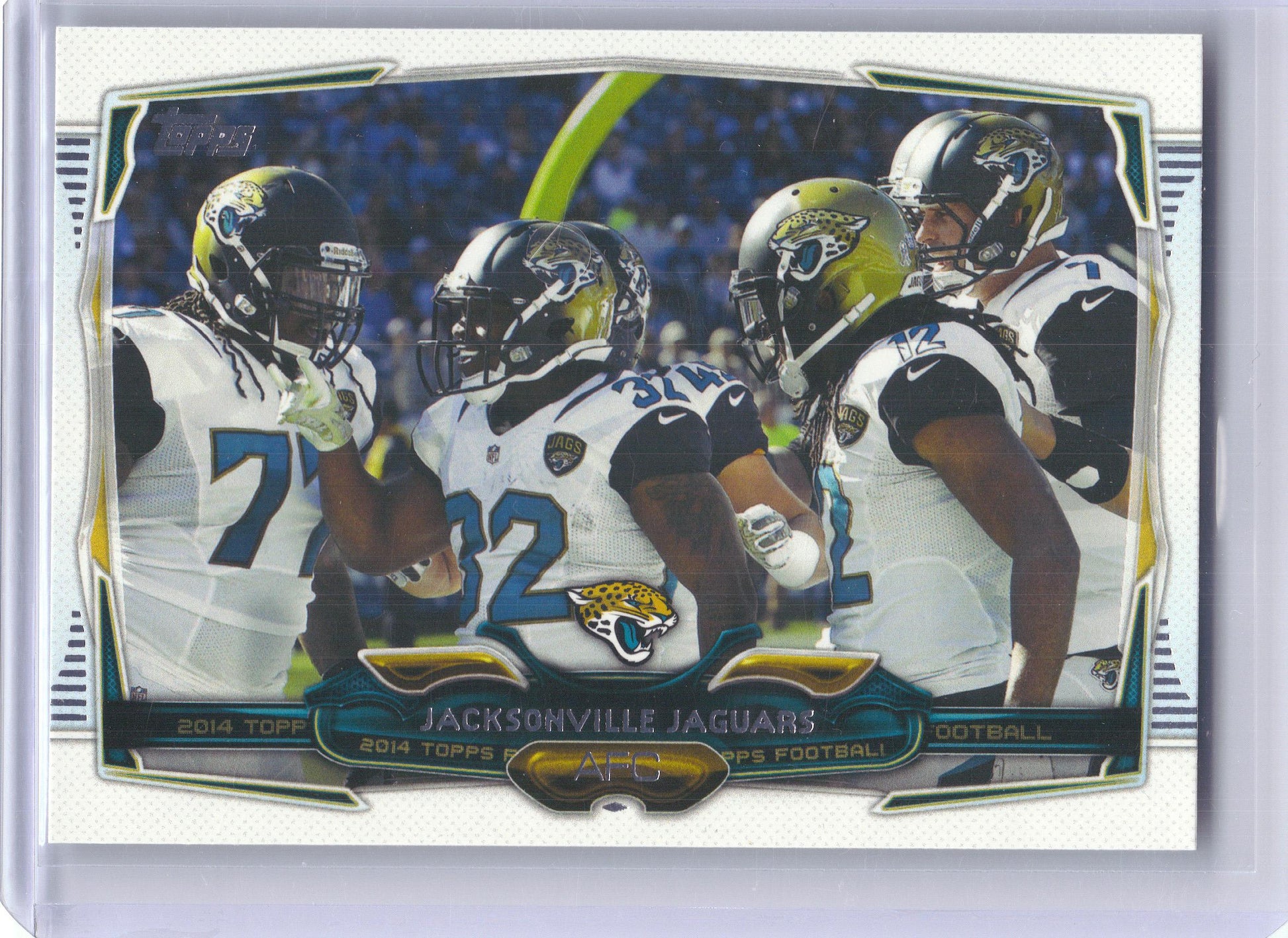 2014 Topps #299 Jacksonville Jaguars Jacksonville Jaguars