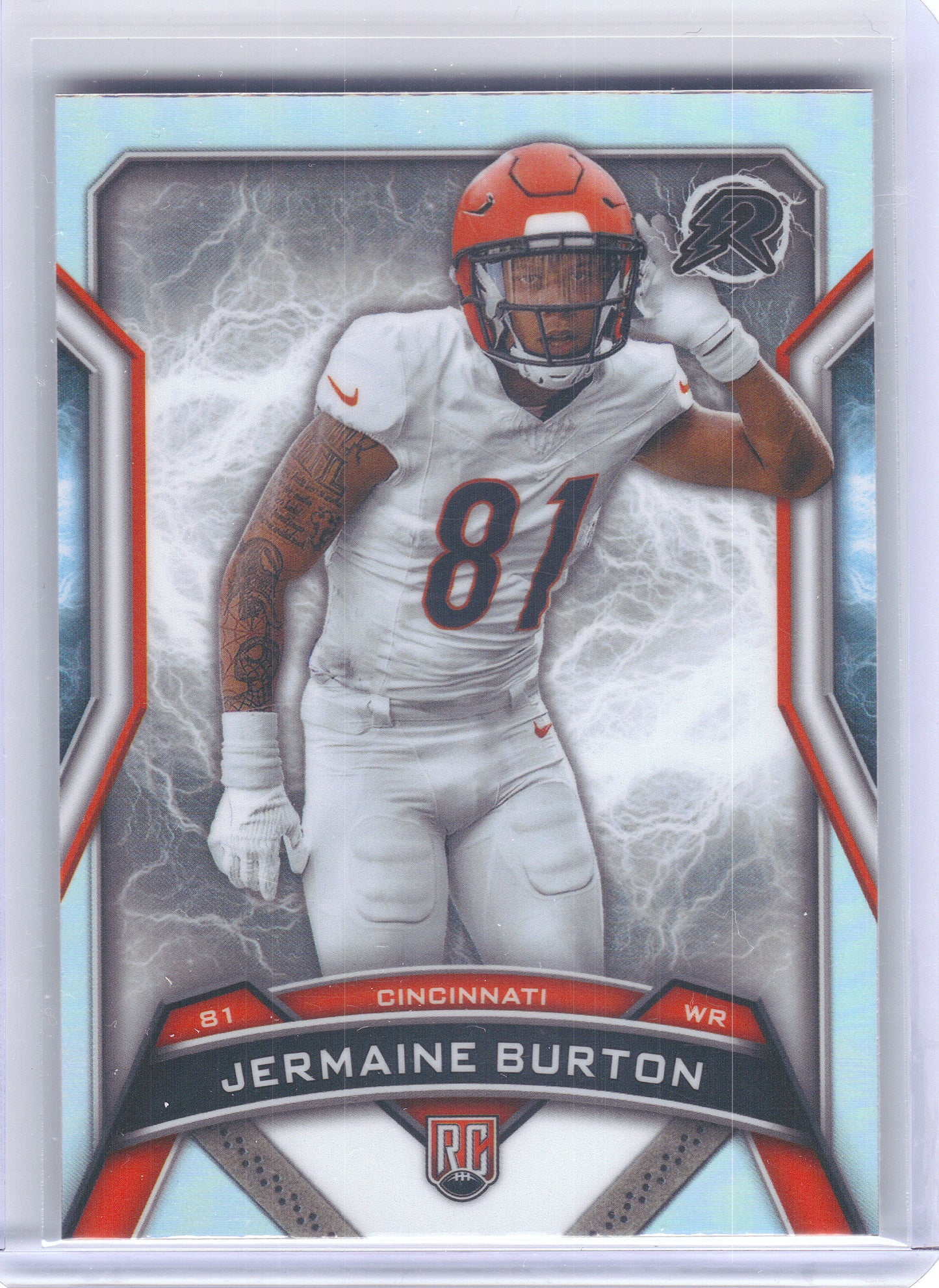 2024 Topps Resurgence #118 Jermaine Burton Refractor Cincinnati Bengals RC