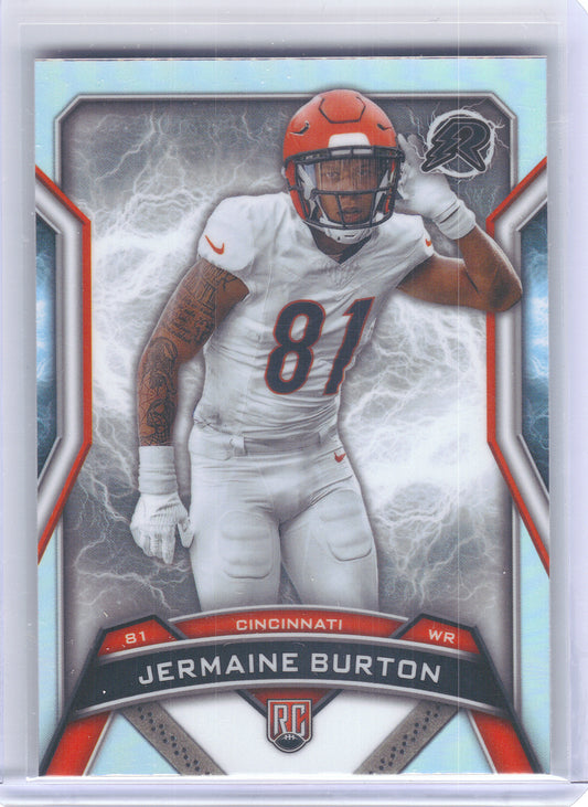 2024 Topps Resurgence #118 Jermaine Burton Refractor Cincinnati Bengals RC