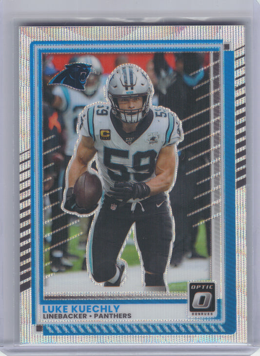 2025 Donruss Optic #84 Luke Kuechly Wave #/300 Carolina Panthers SN