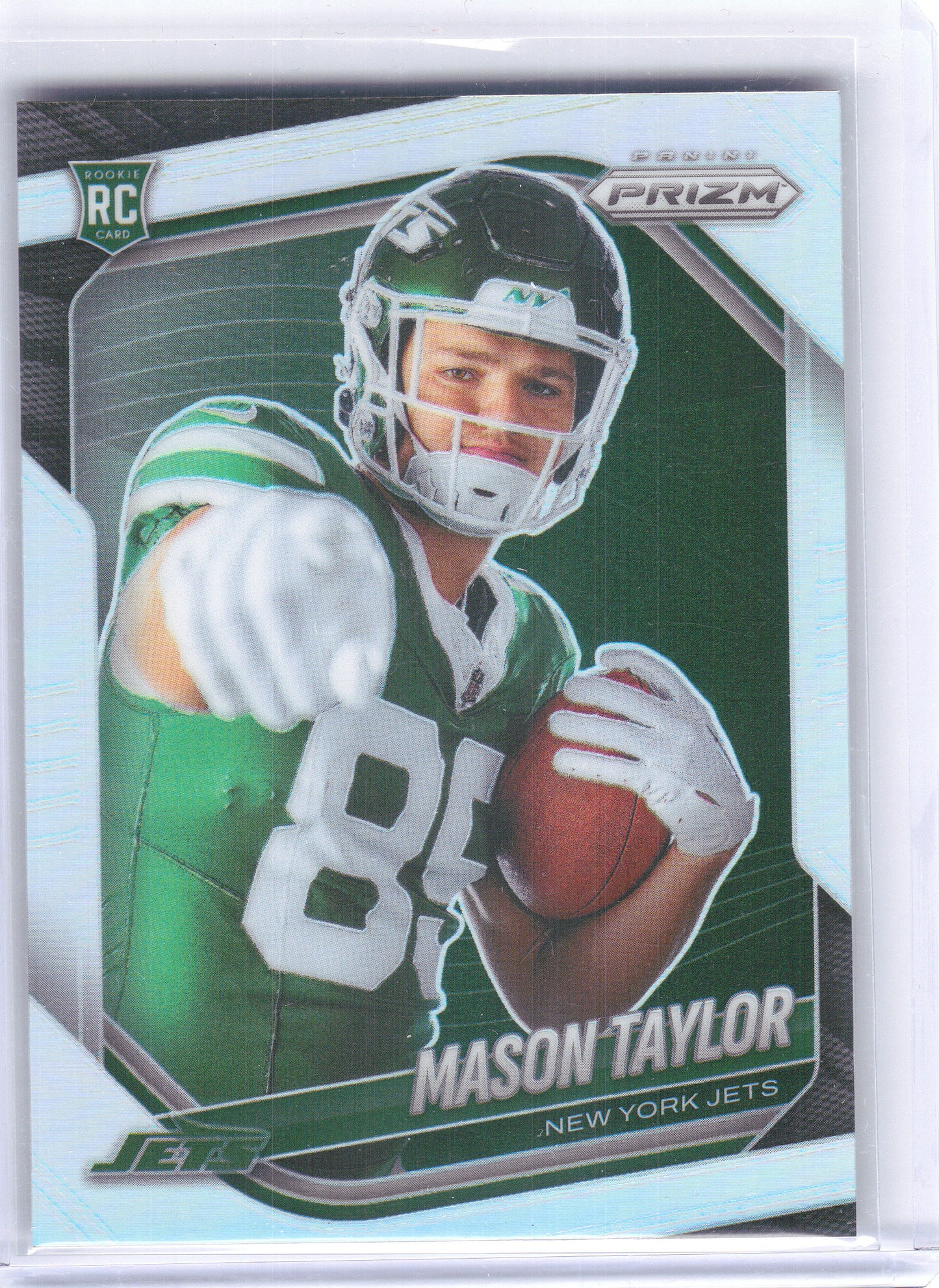 2025 Panini Prizm #433 Mason Taylor Silver Variation New York Jets