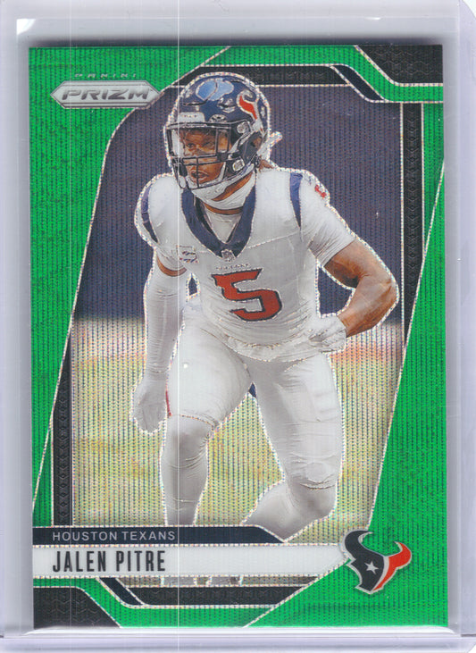 2024 Panini Prizm #118 Jalen Pitre Green Wave Houston Texans