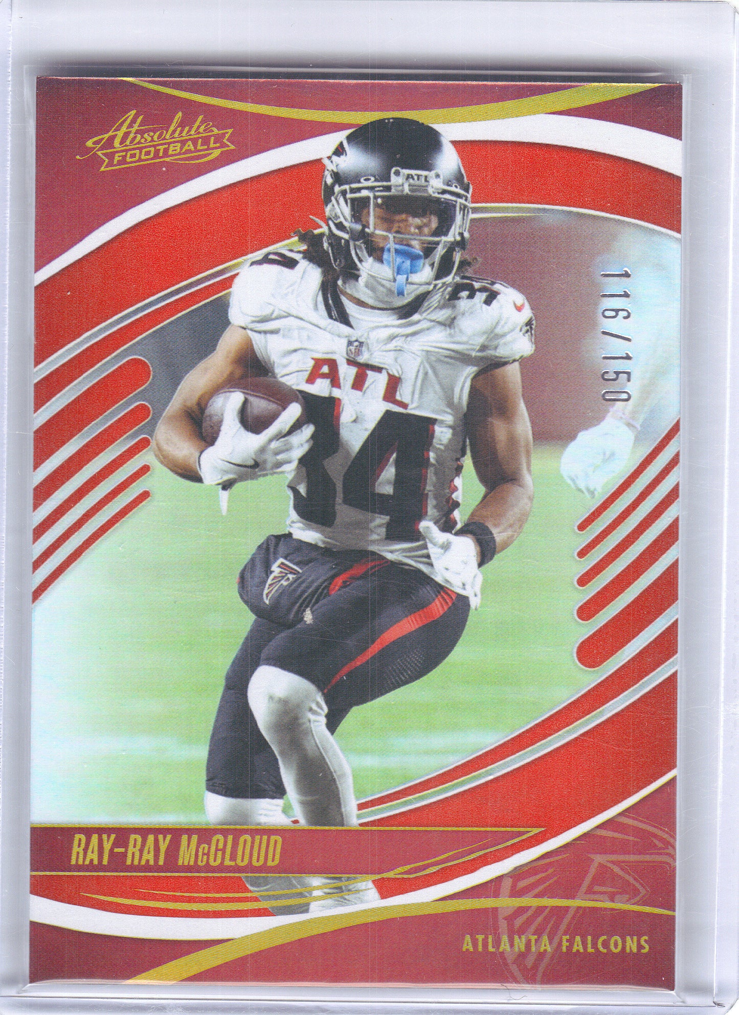2025 Panini Absolute #22 Ray-Ray McCloud Spectrum Orange #/150 Atlanta Falcons SN