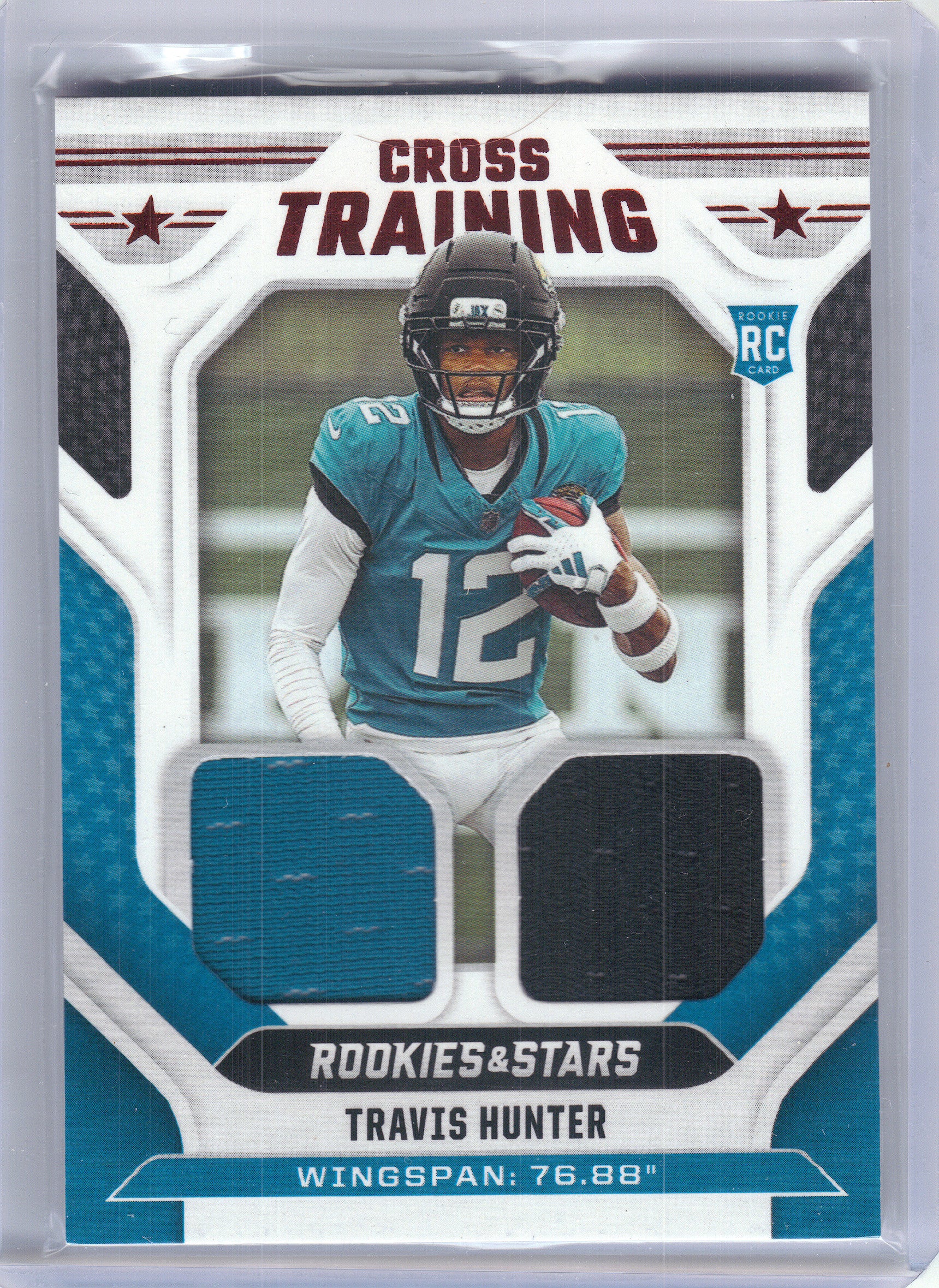 2025 Panini Rookies & Stars #CT-THR Travis Hunter Cross Training Jacksonville Jaguars MEM