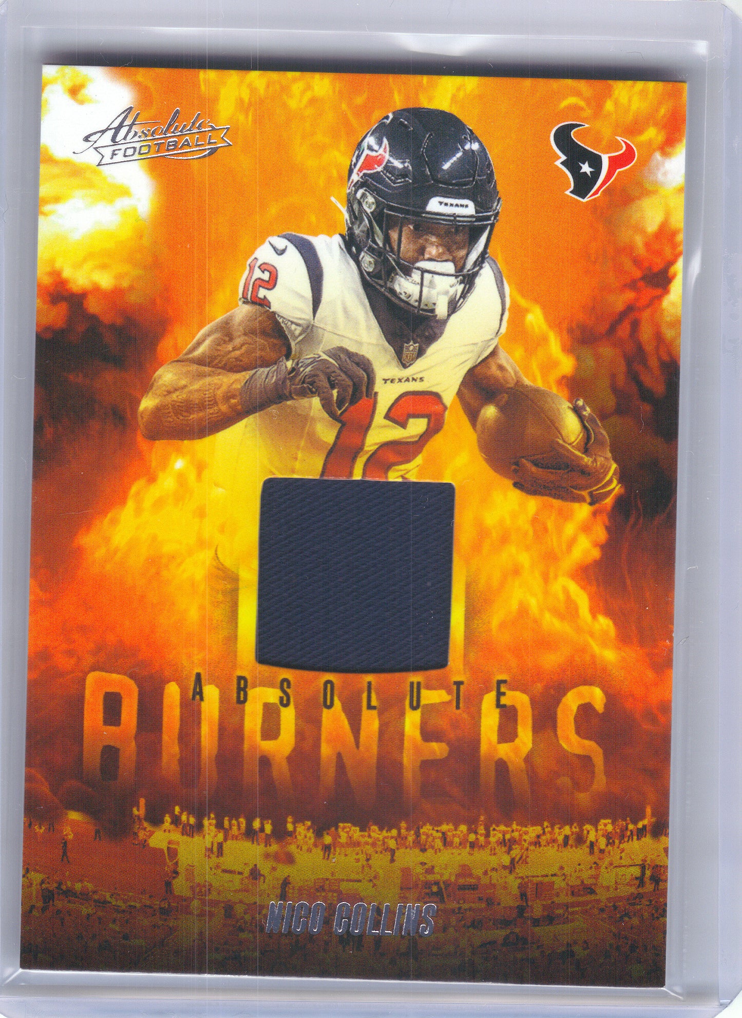 2025 Panini Absolute #ABU-NCO Nico Collins Absolute Burners Houston Texans MEM