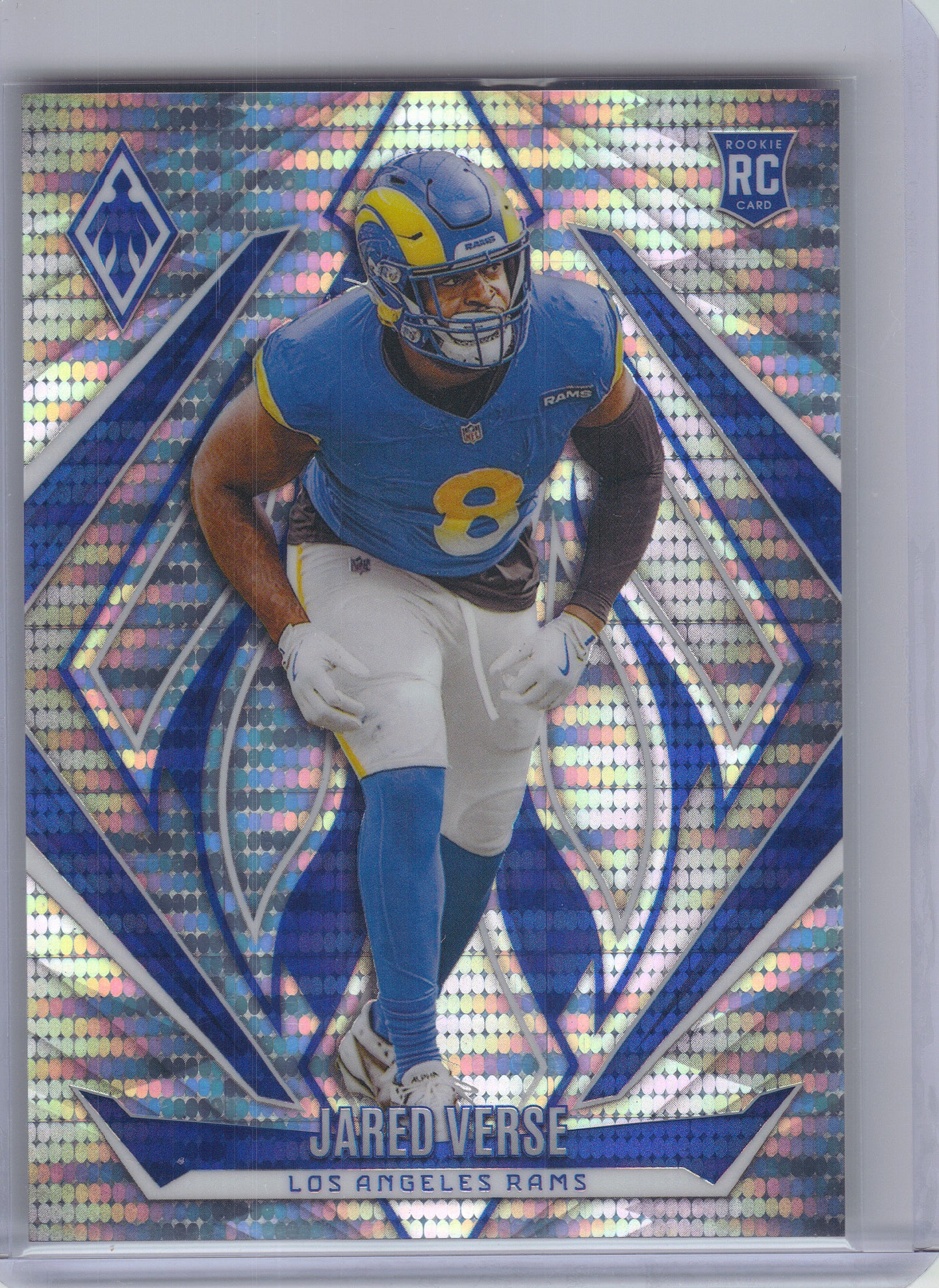 2024 Panini Phoenix #192 Jared Verse Pulsar #/200 Los Angeles Rams SN,RC
