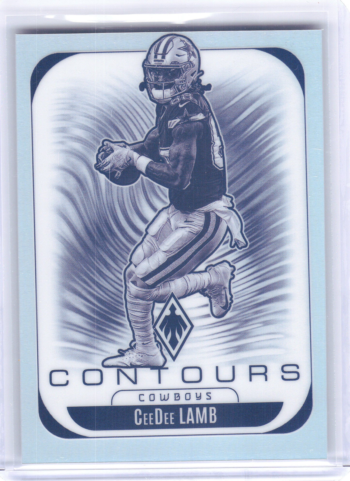 2025 Panini Phoenix #9 CeeDee Lamb Contours Dallas Cowboys