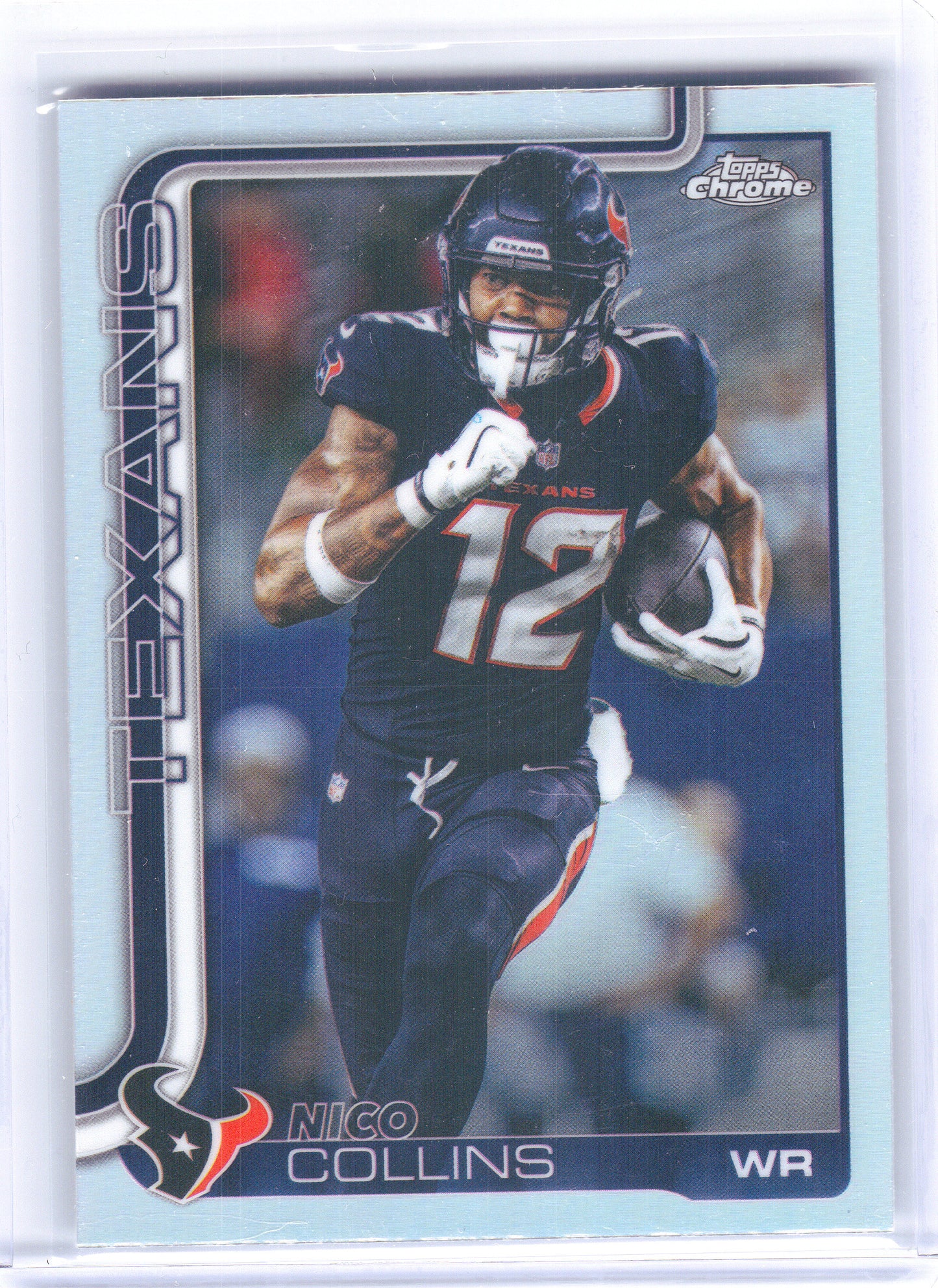 2025 Topps Chrome #115 Nico Collins Refractor Houston Texans