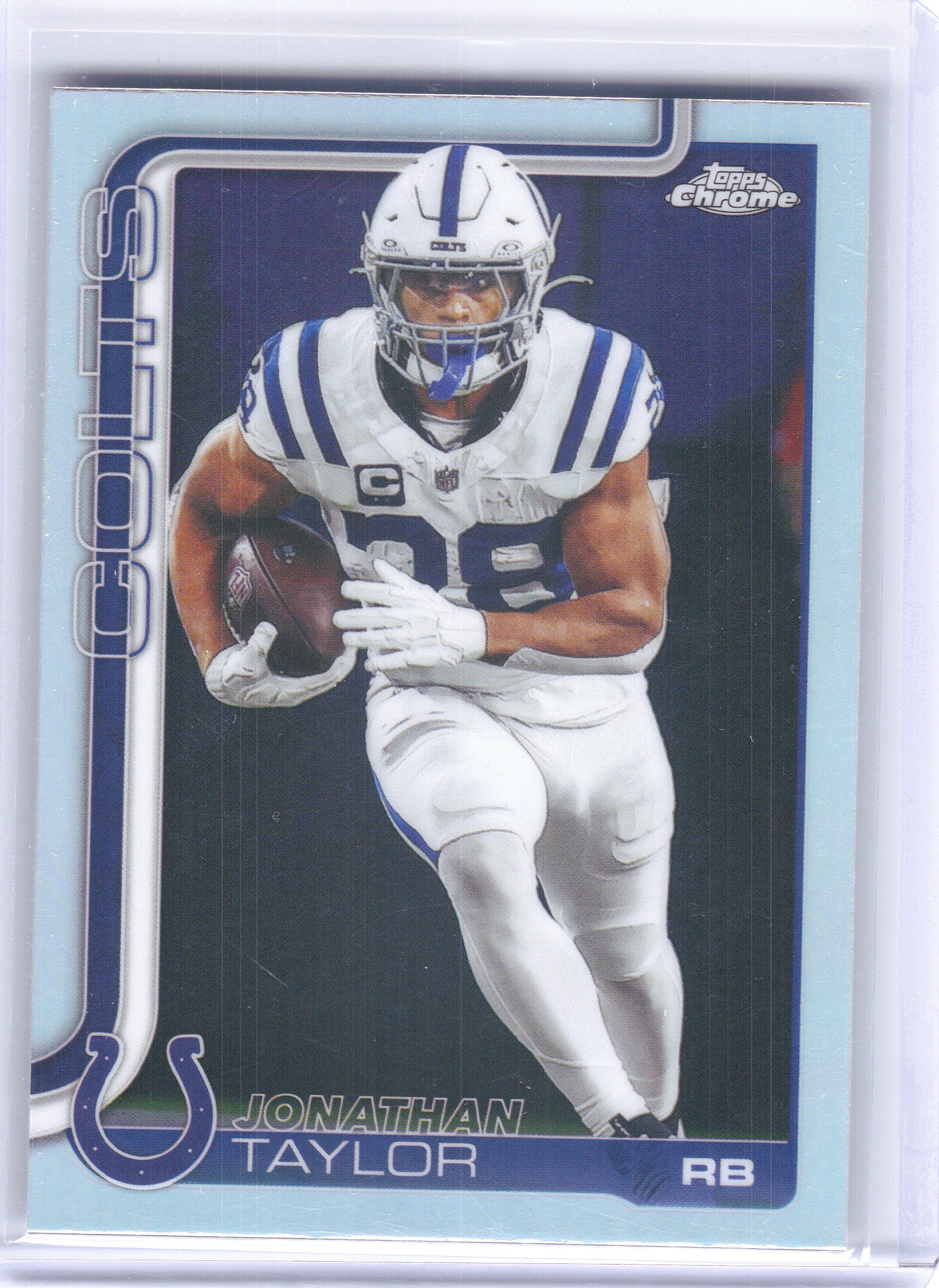 2025 Topps Chrome #130 Jonathan Taylor Refractor Indianapolis Colts