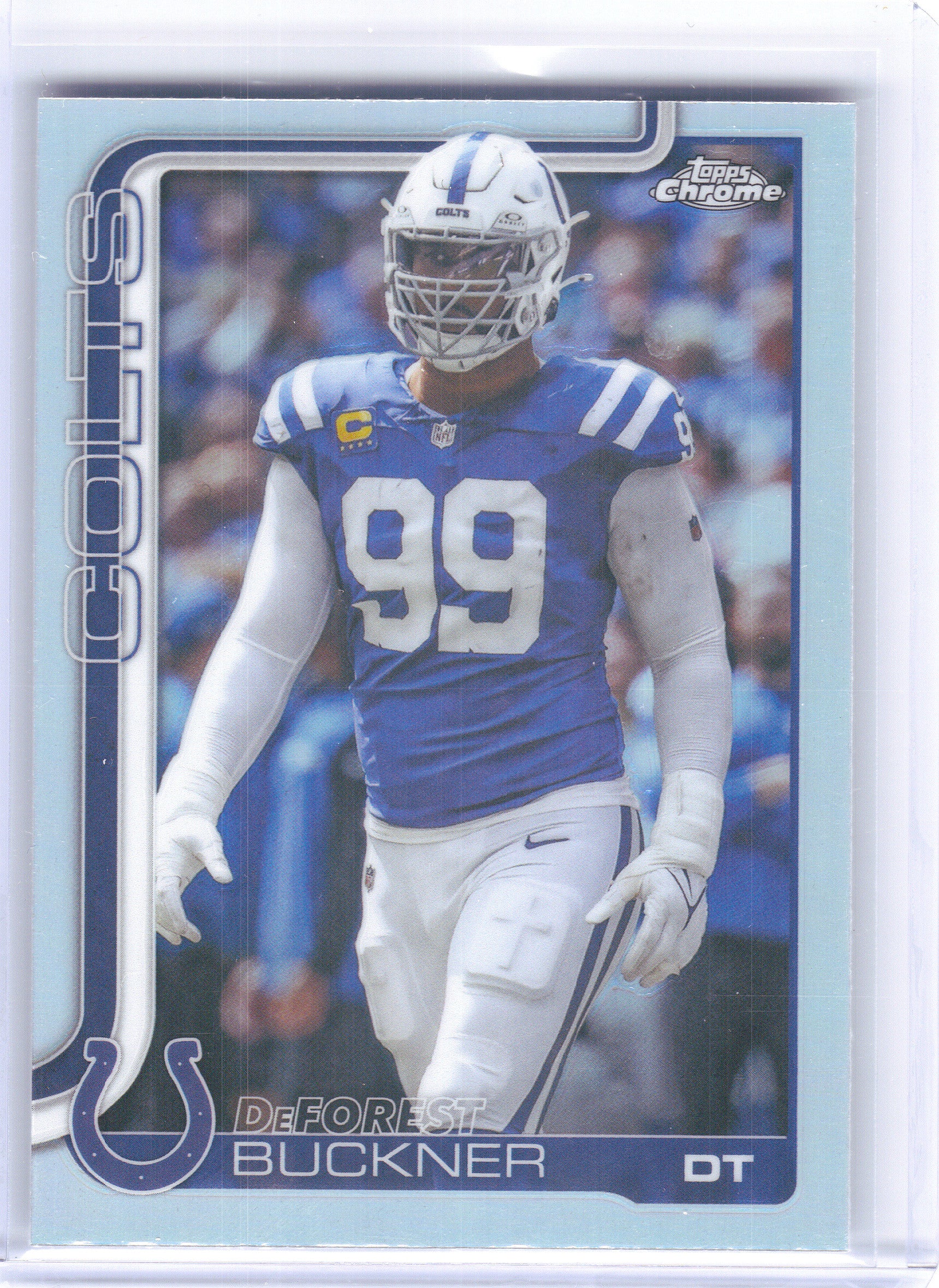 2025 Topps Chrome #133 DeForest Buckner Refractor Indianapolis Colts
