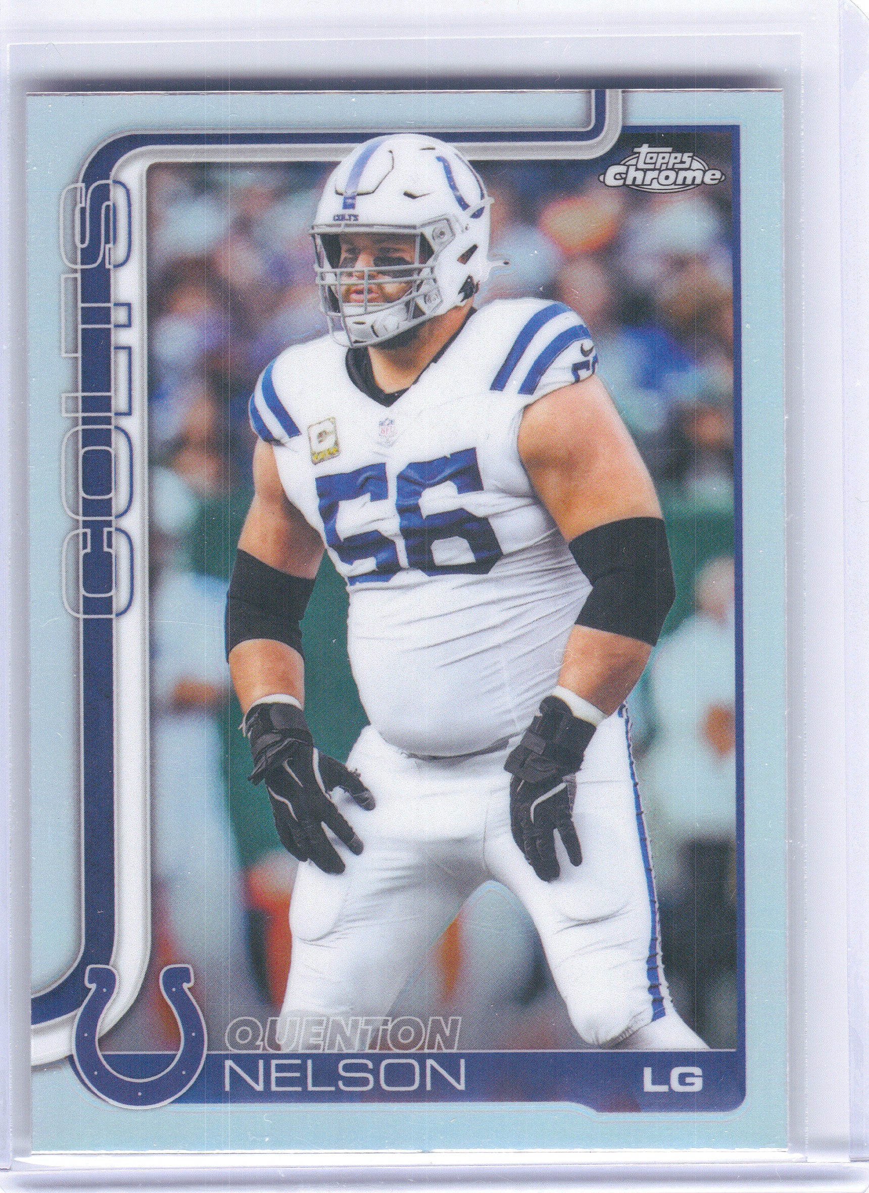 2025 Topps Chrome #144 Quenton Nelson Refractor Indianapolis Colts