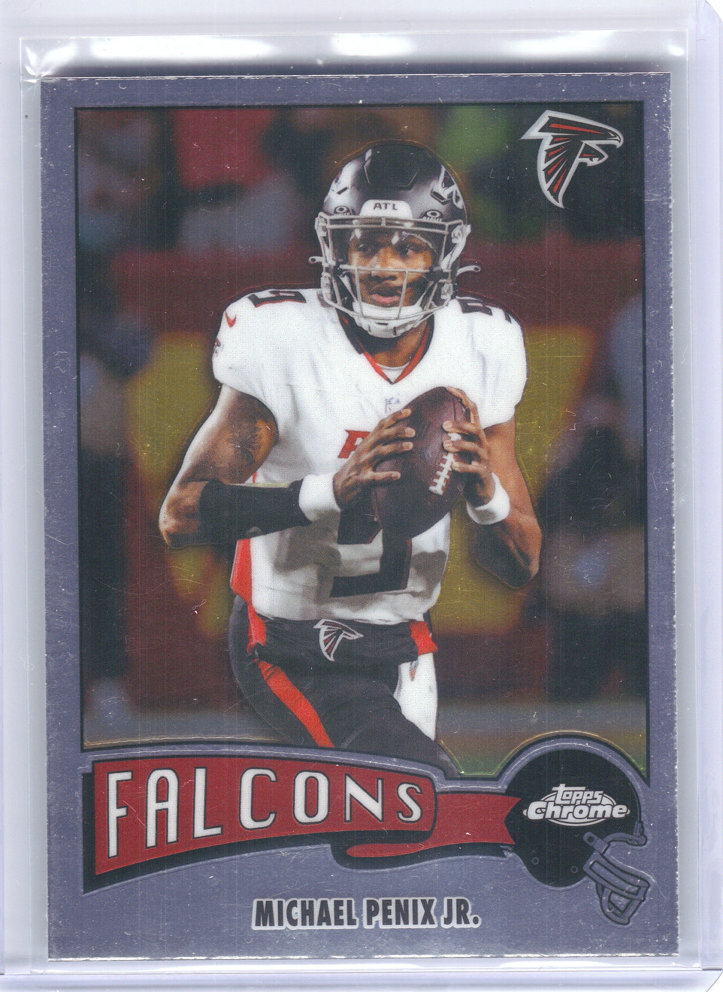 2025 Topps Chrome #1975-2 Michael Penix Jr. 1975 Topps Atlanta Falcons
