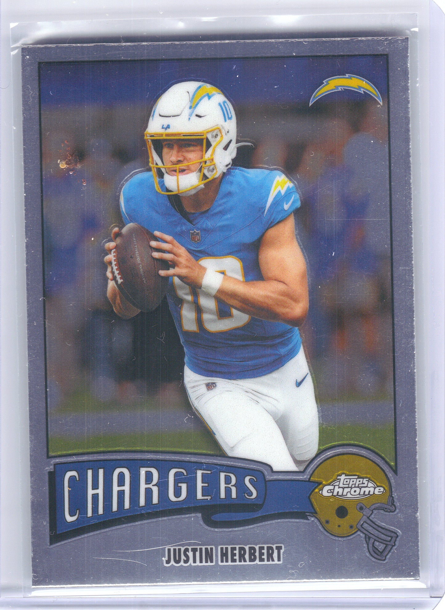 2025 Topps Chrome #1975-18 Justin Herbert 1975 Topps Los Angeles Chargers