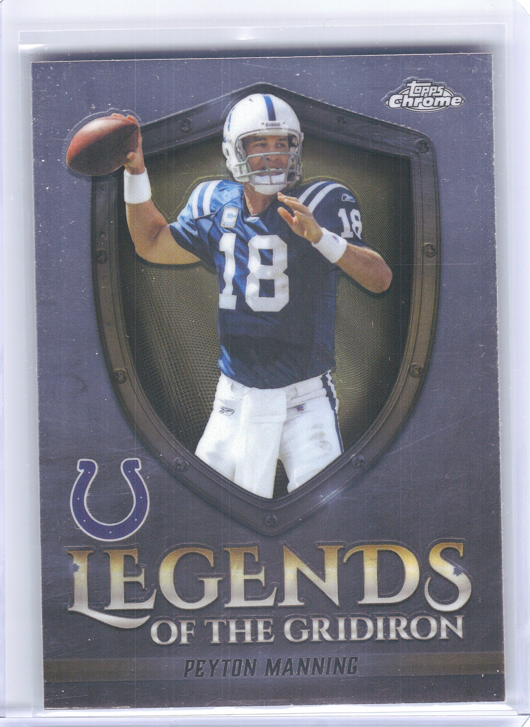2025 Topps Chrome #LOG-10 Peyton Manning Legends of the Gridiron Indianapolis Colts