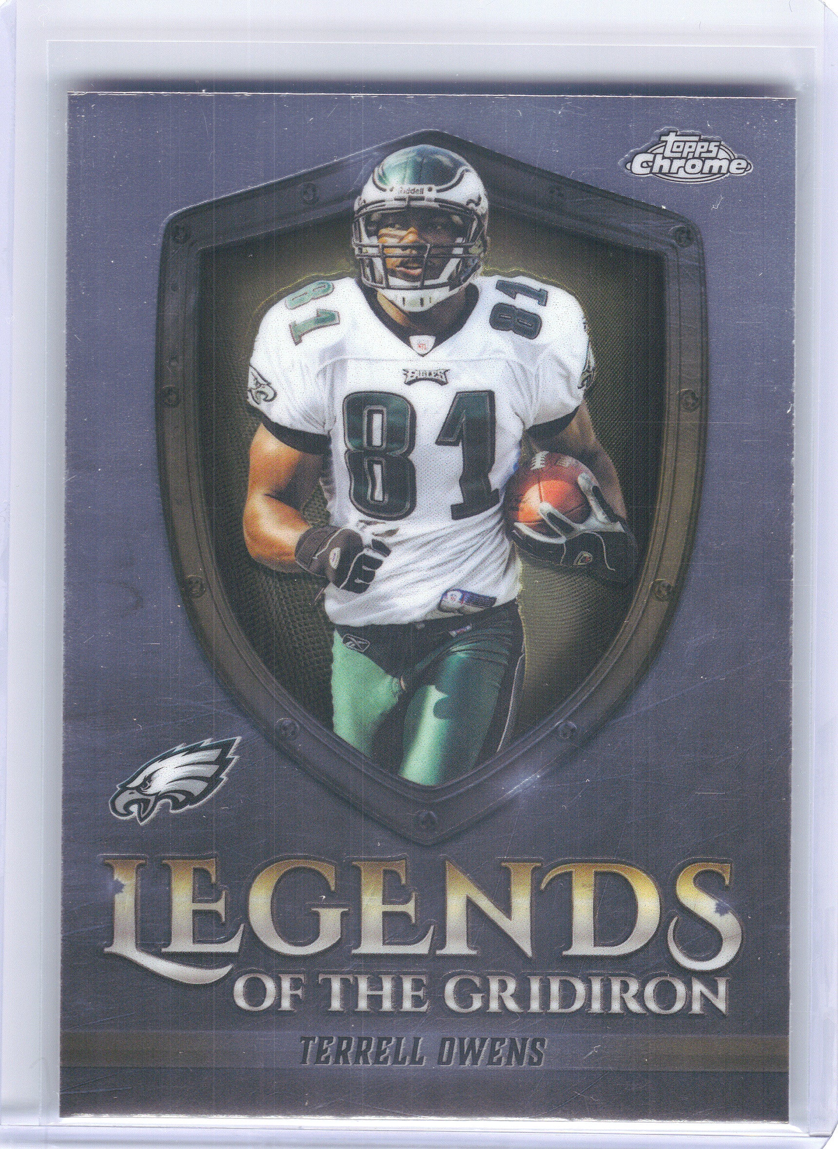 2025 Topps Chrome #LOG-20 Terrell Owens Legends of the Gridiron Philadelphia Eagles